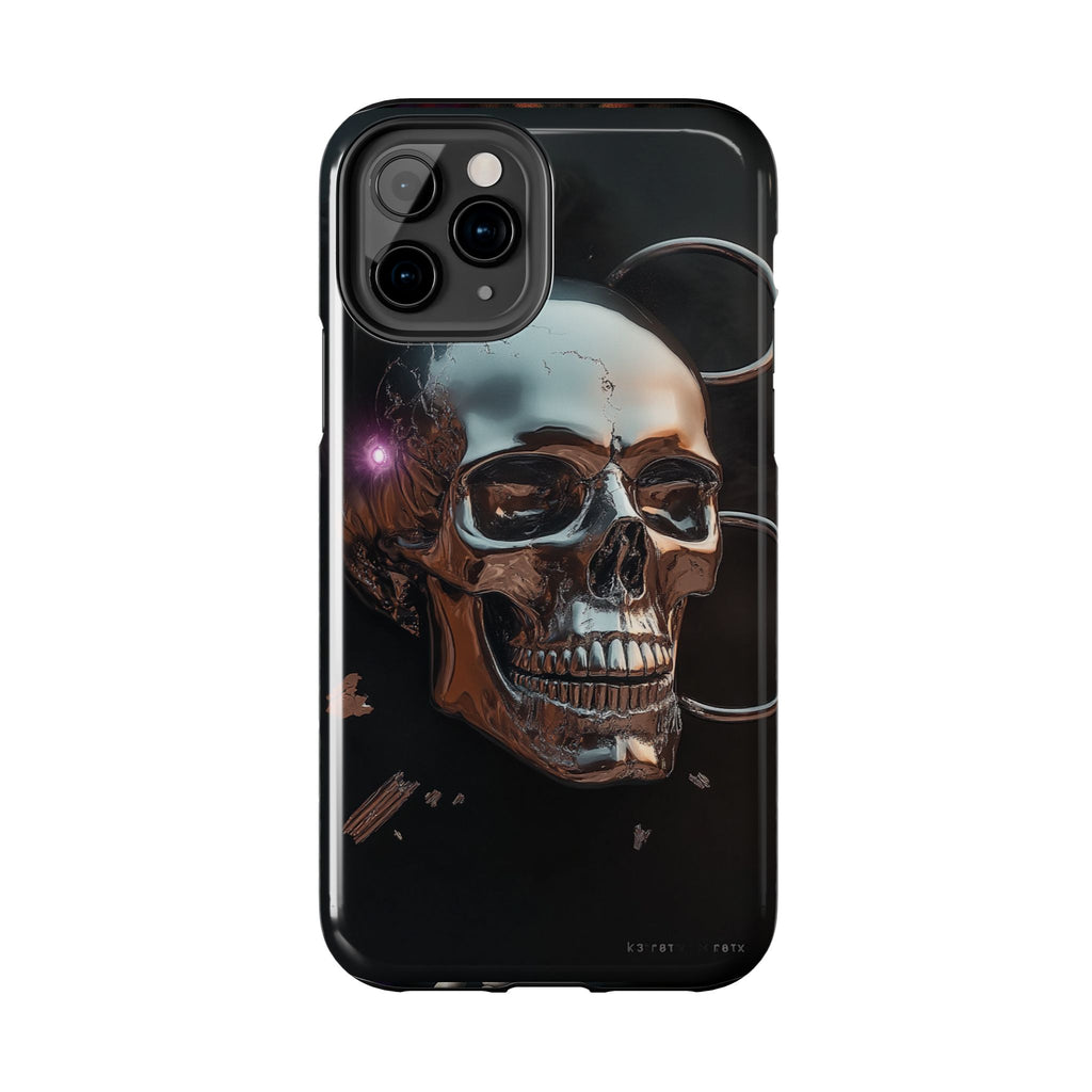Funda Premium MINUX para iPhone y Samsung Galaxy - Iron Skull 002