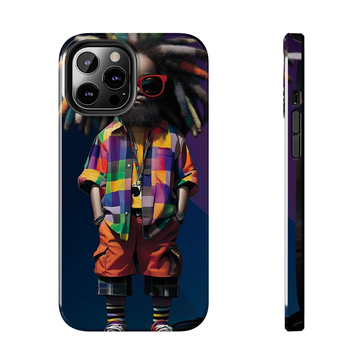 Funda Premium MINUX para iPhone y Samsung Galaxy - Psycho Shaman