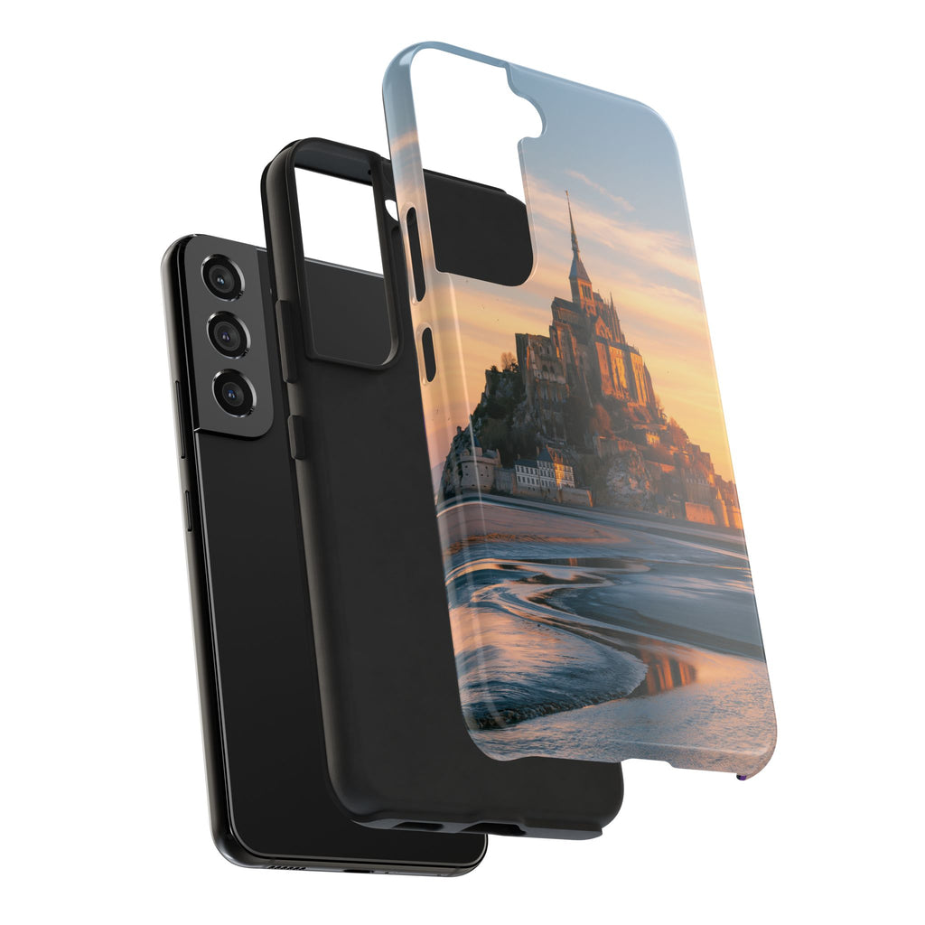 Funda Premium MINUX para iPhone y Samsung Galaxy - Mont Saint-Michel