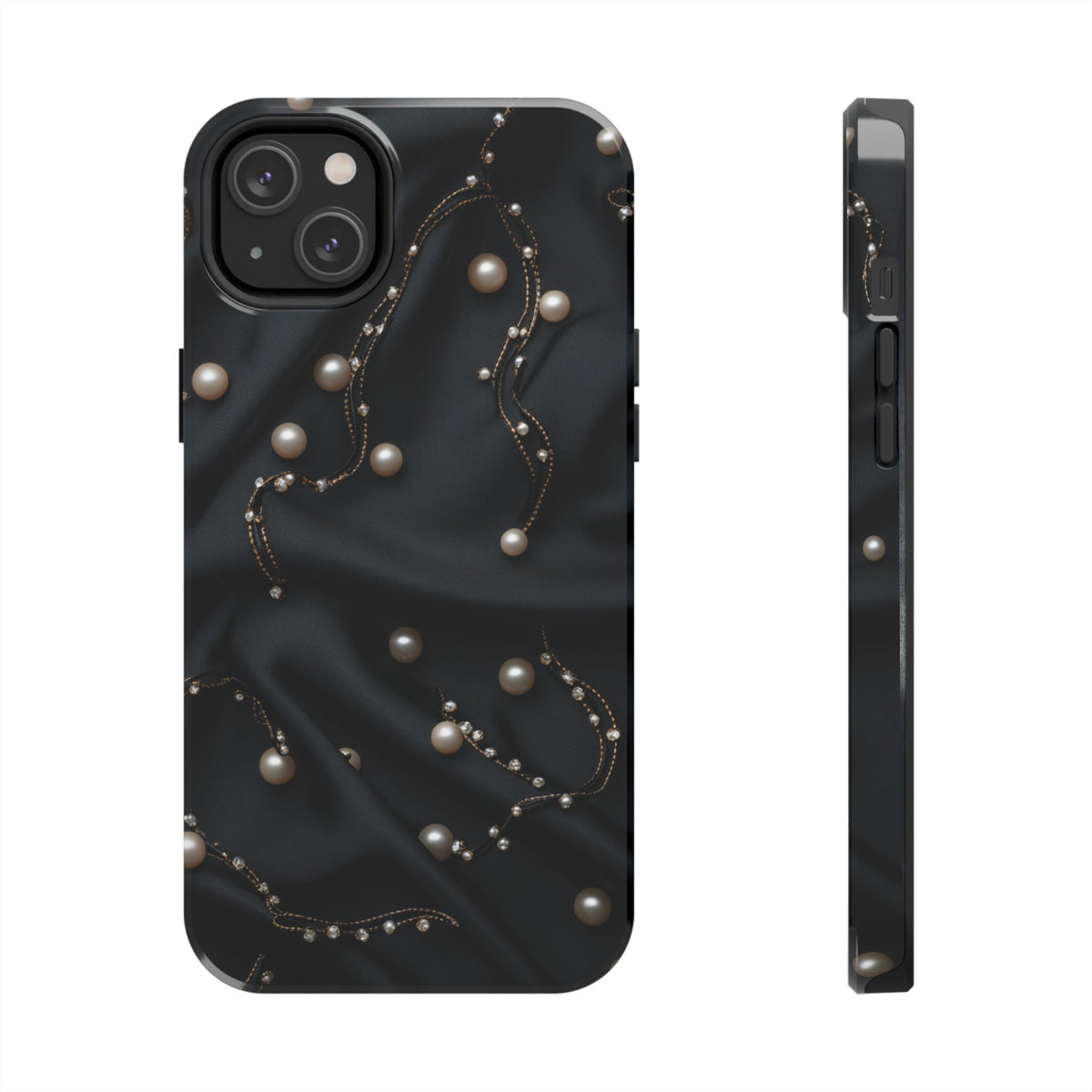 Fundas Premium MINUX para iPhone y Samsung Galaxy - Pearl Chain Velvet