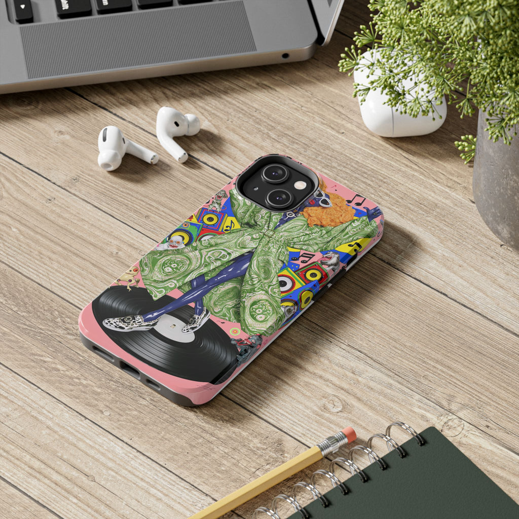 Fundas Premium MINUX para iPhone y Samsung Galaxy - Neon Tech Creature