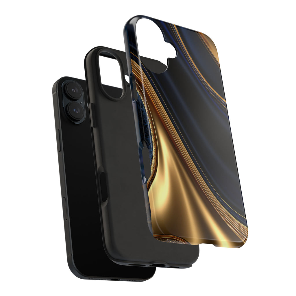 Funda Premium MINUX para iPhone y Samsung Galaxy - Liquid Gold