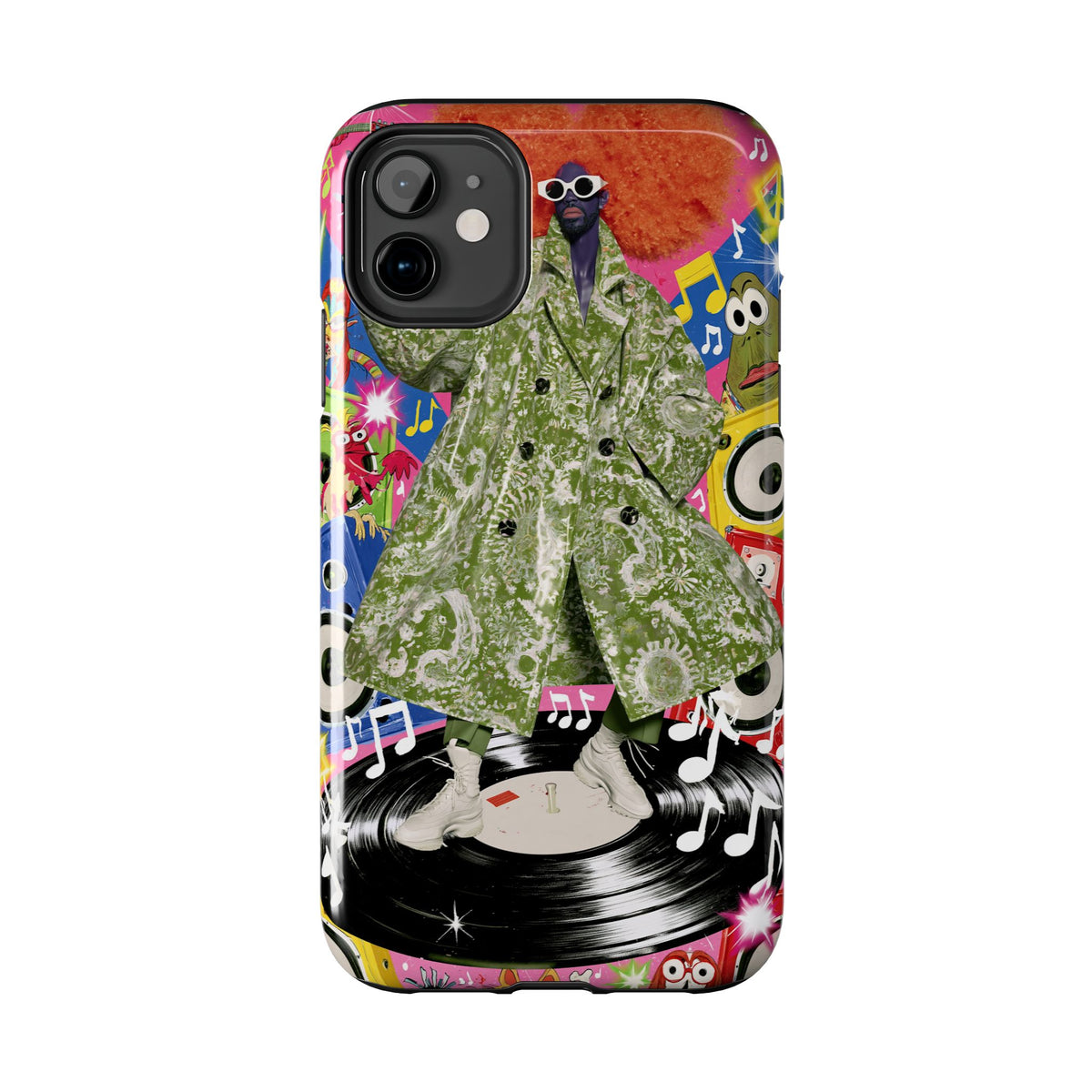 Fundas Premium MINUX para iPhone y Samsung Galaxy - Purple Tech Creature
