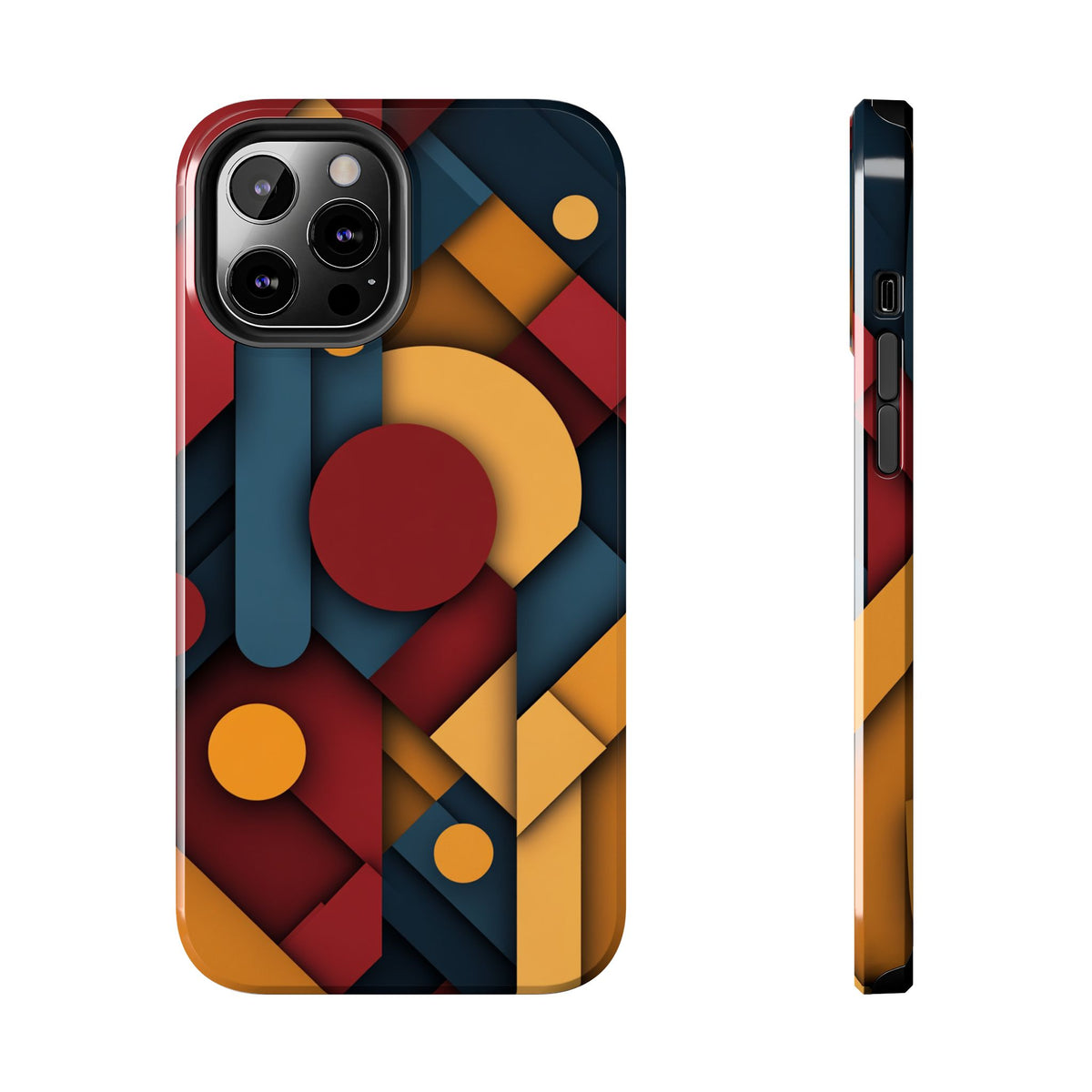 Fundas Premium MINUX para iPhone y Samsung Galaxy - Geometric Pulse