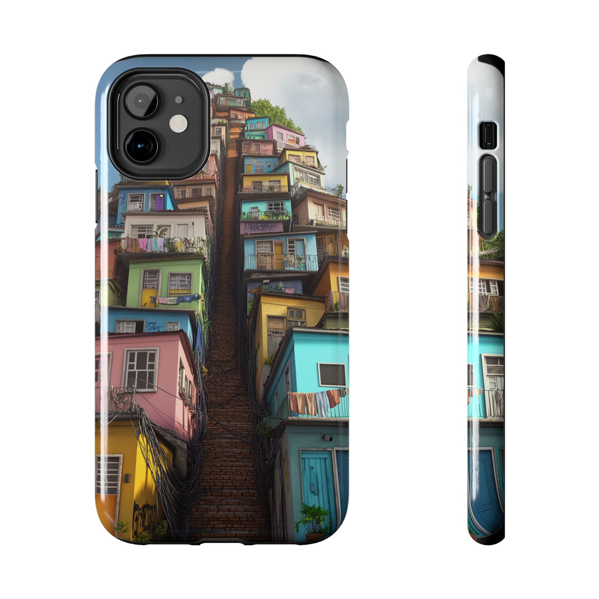 Funda Premium MINUX para iPhone y Samsung Galaxy - Favela 002