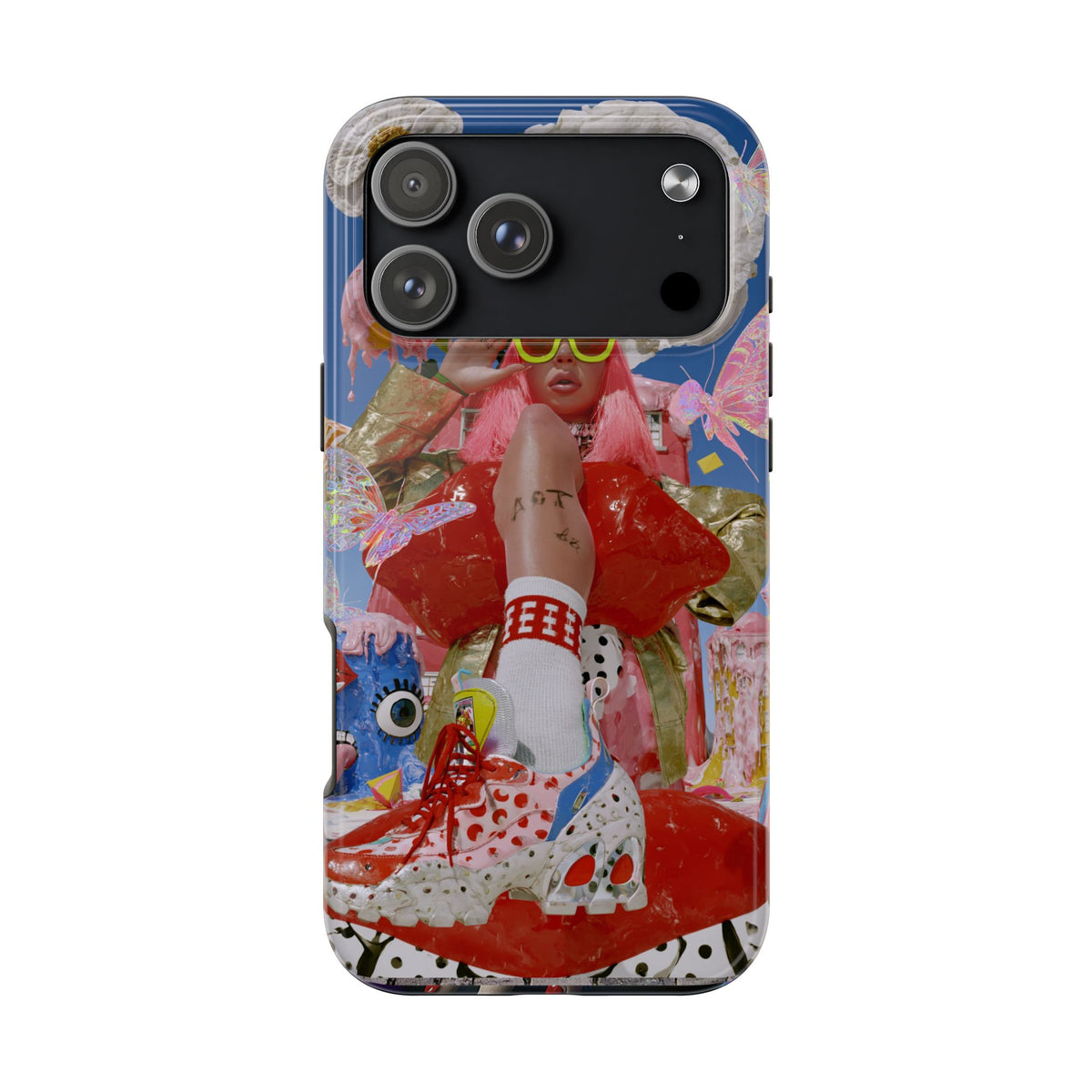 Fundas Premium MINUX para iPhone y Samsung Galaxy - Dreamscape Pink Creature
