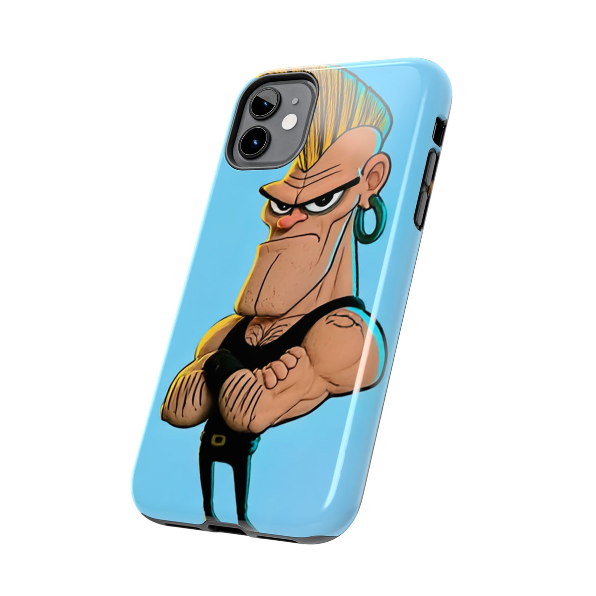 Funda Premium MINUX para iPhone y Samsung Galaxy - Golden Punk
