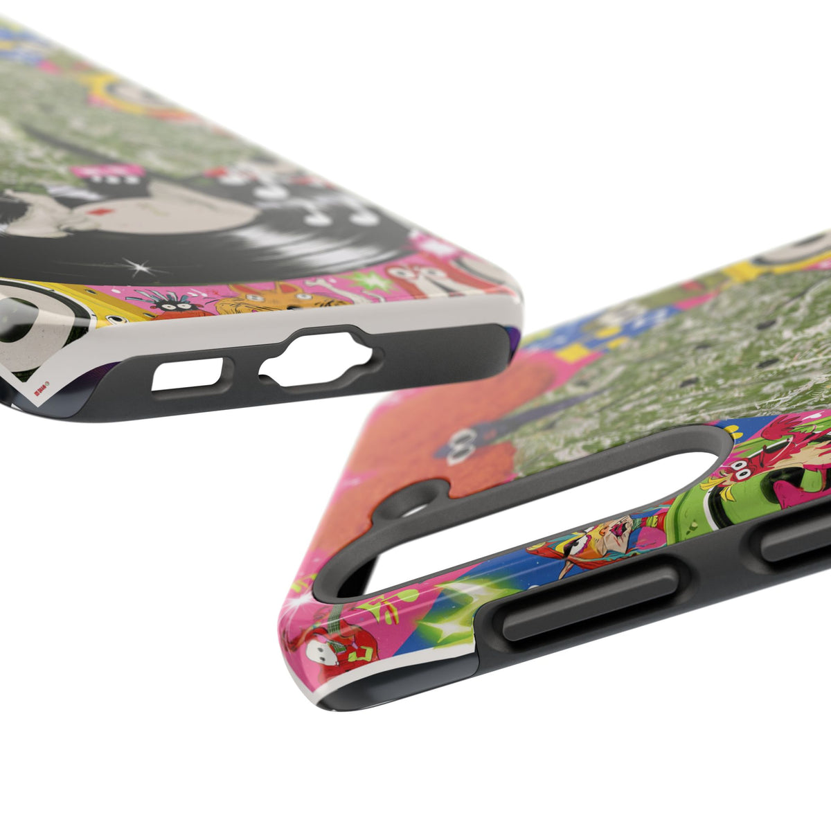 Fundas Premium MINUX para iPhone y Samsung Galaxy - Purple Tech Creature