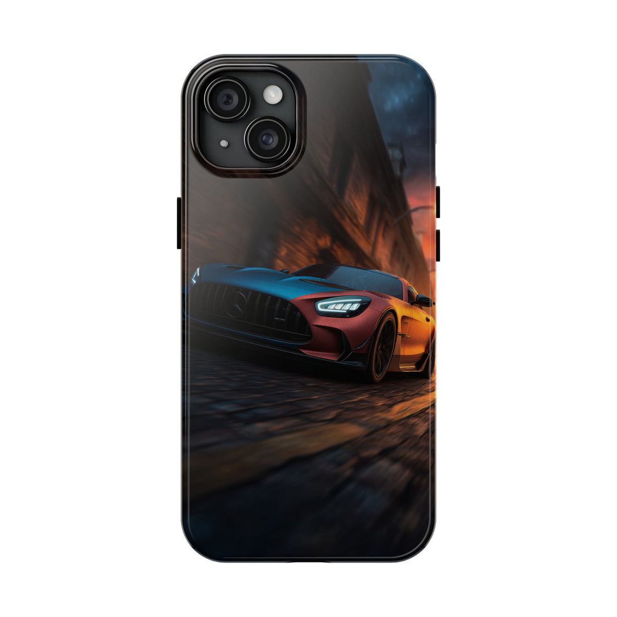 Funda Premium MINUX para iPhone y Samsung Galaxy - Neon car