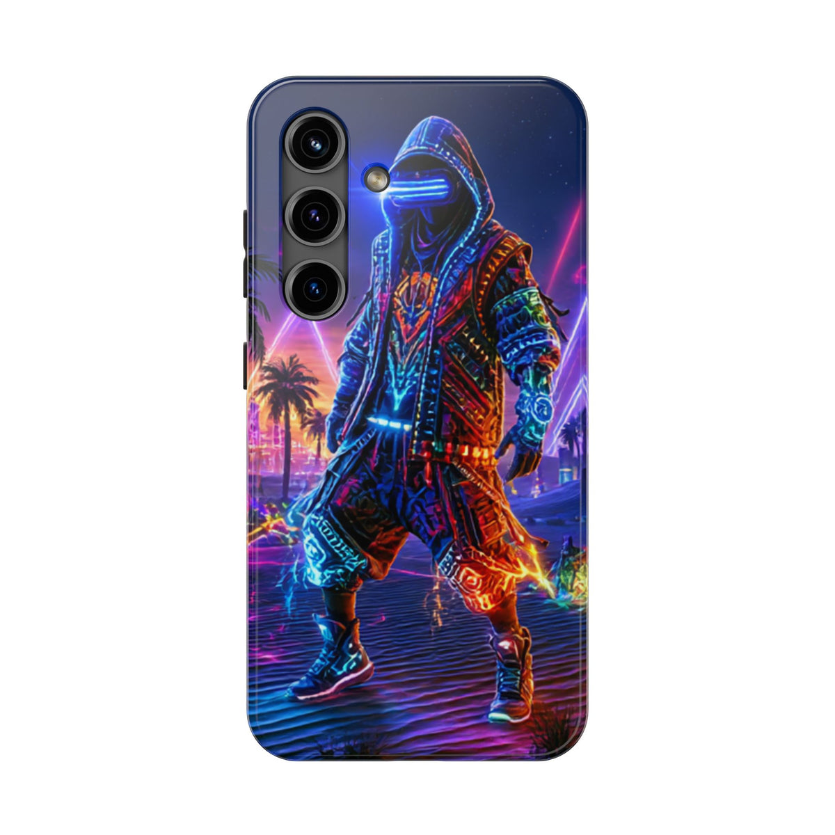 Funda Premium MINUX para iPhone y Samsung Galaxy - Cyberpunk Rave 002