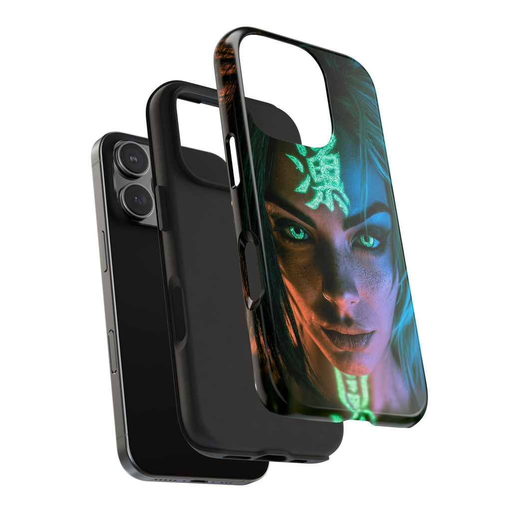 MINUX Premium Case - Neon girl 002