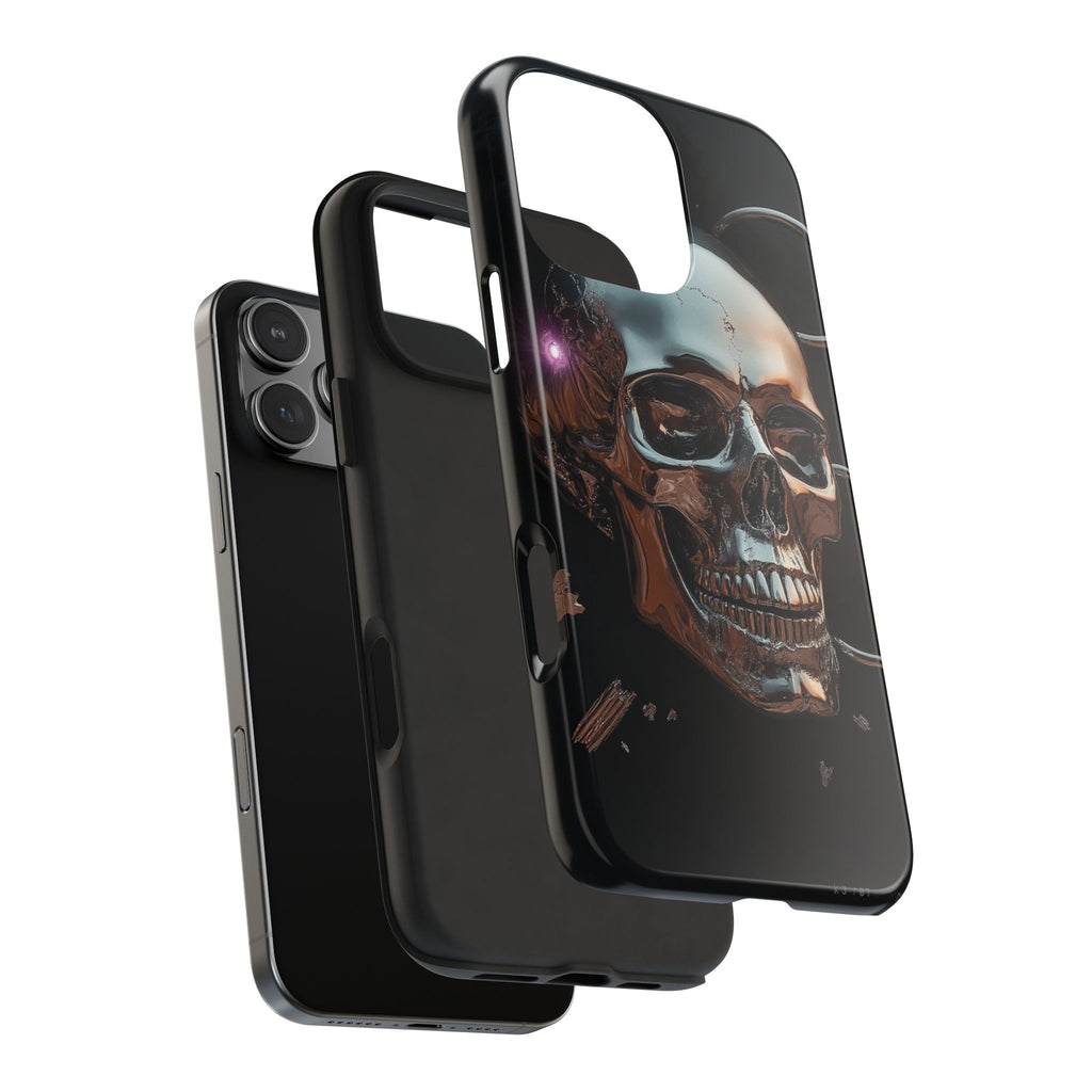 Funda Premium MINUX para iPhone y Samsung Galaxy - Iron Skull 002