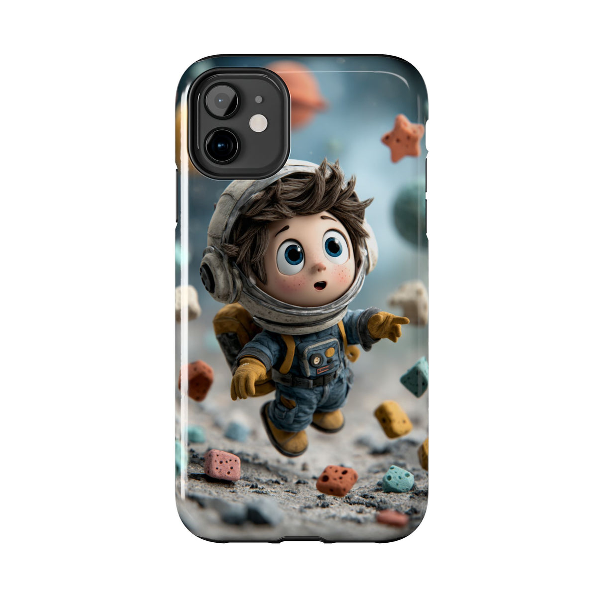 Funda Premium MINUX para iPhone y Samsung Galaxy - Astronaut child