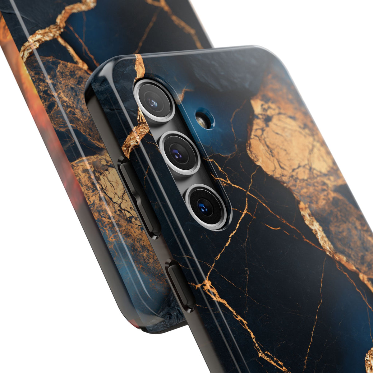 Funda Premium MINUX para iPhone y Samsung Galaxy - Golden Marble