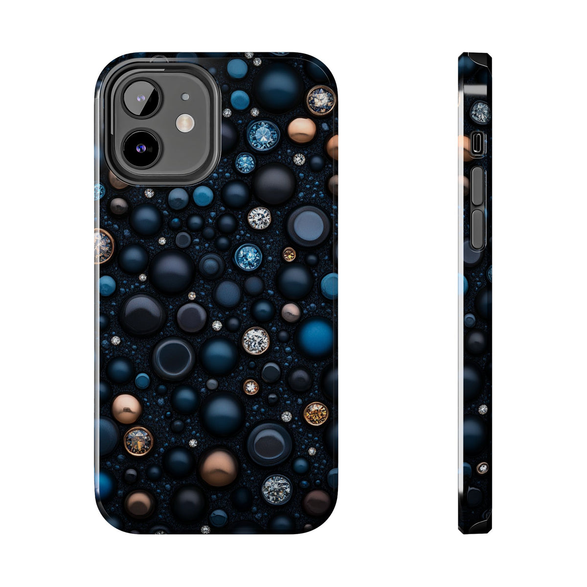 Fundas Premium MINUX para iPhone y Samsung Galaxy - Midnight Blue Pearl Mosaic