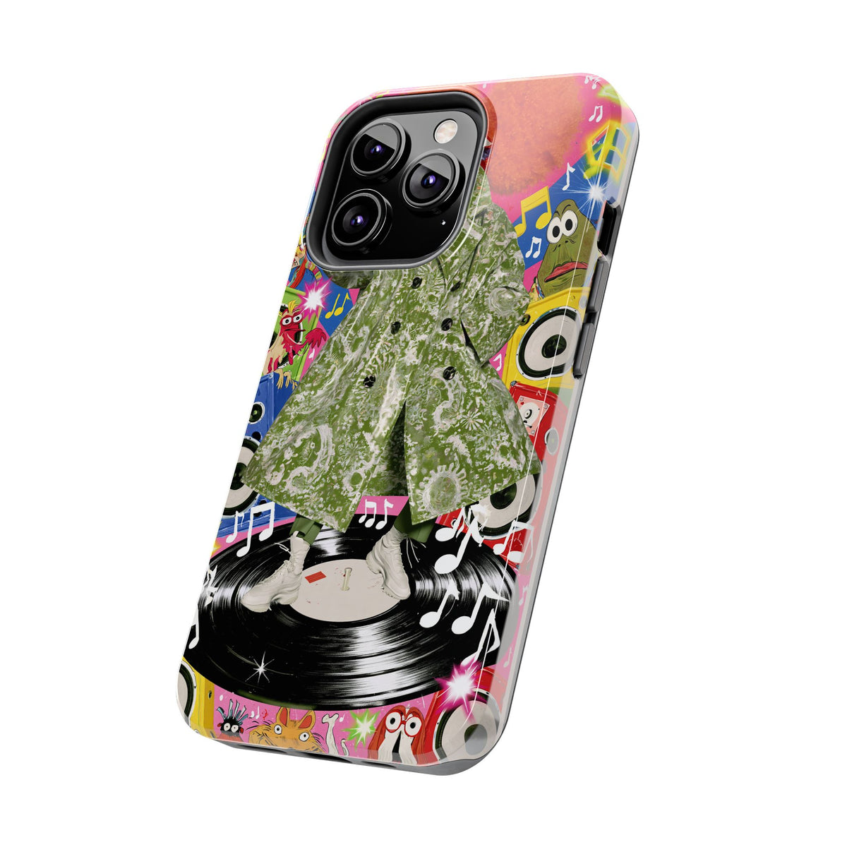 Fundas Premium MINUX para iPhone y Samsung Galaxy - Purple Tech Creature