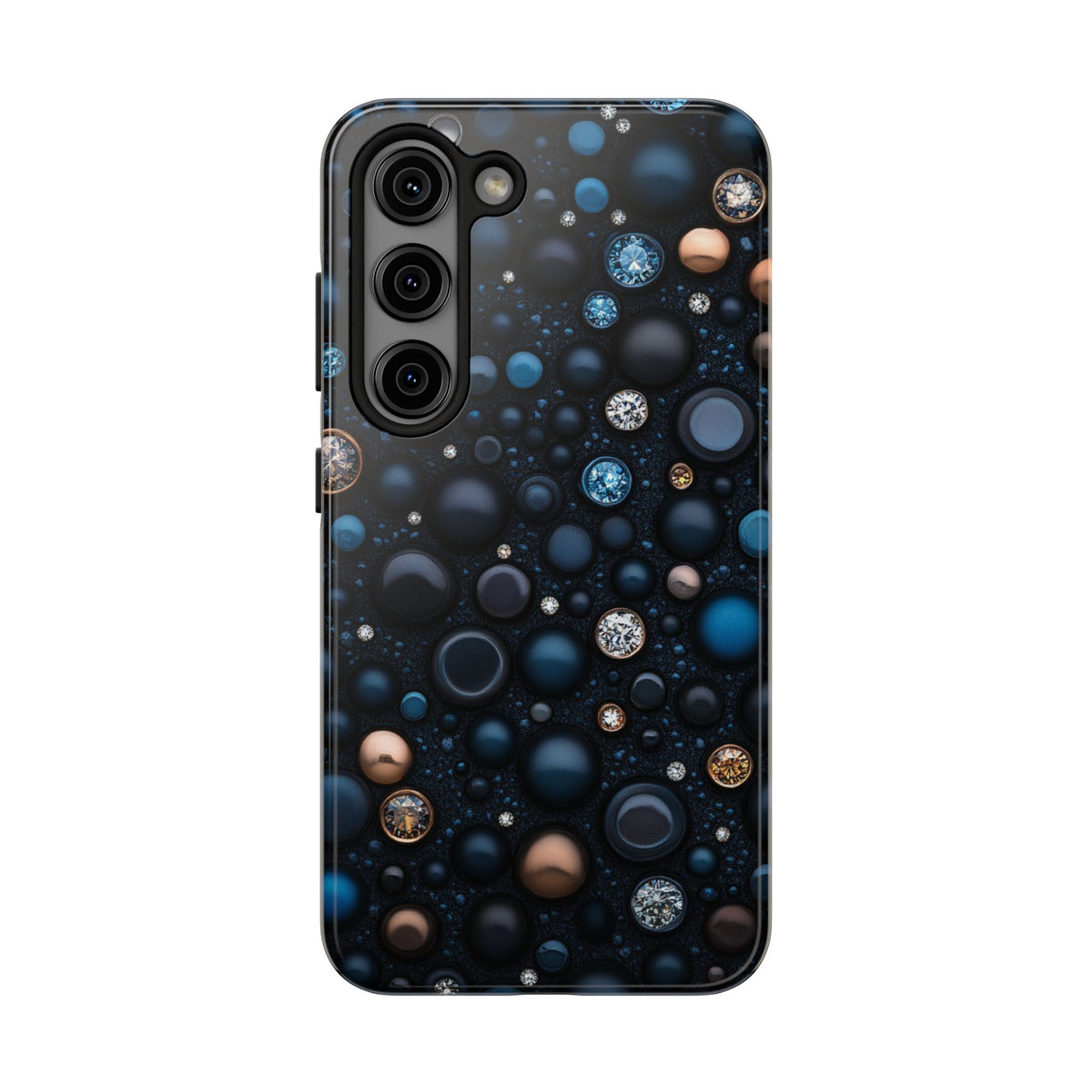 Fundas Premium MINUX para iPhone y Samsung Galaxy - Midnight Blue Pearl Mosaic