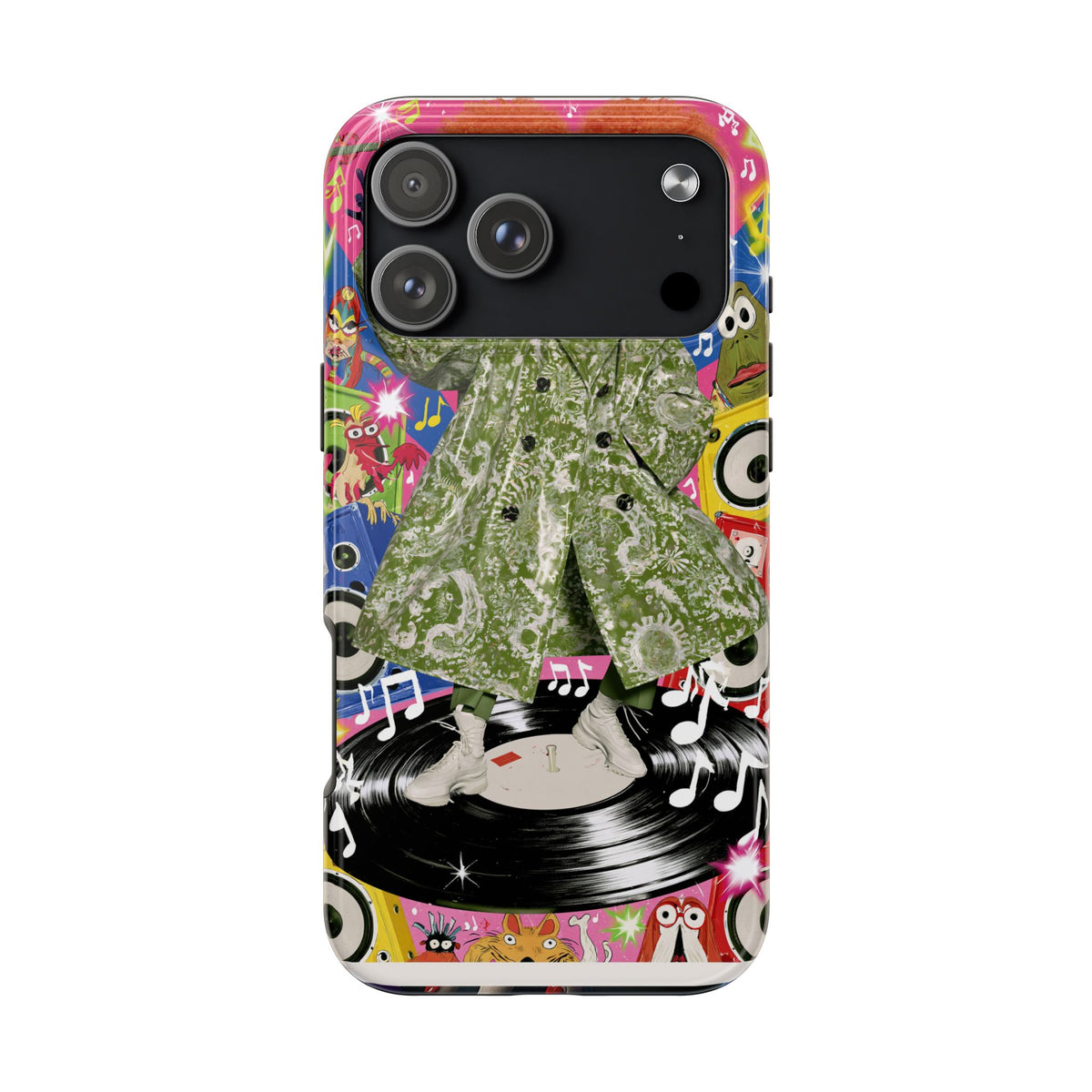 Fundas Premium MINUX para iPhone y Samsung Galaxy - Purple Tech Creature