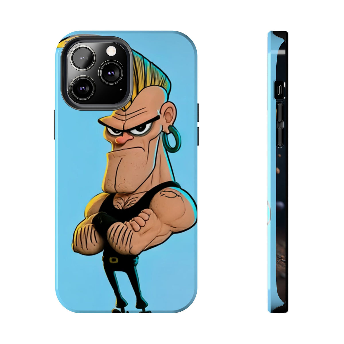 Funda Premium MINUX para iPhone y Samsung Galaxy - Golden Punk