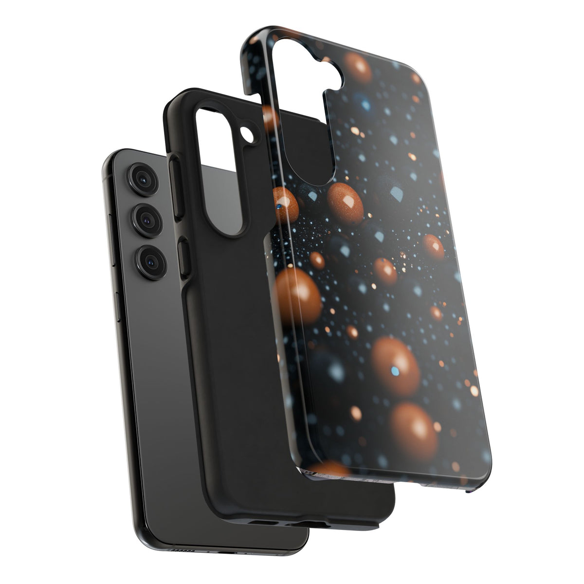 Fundas Premium MINUX para iPhone y Samsung Galaxy - Copper Pearl Constellation
