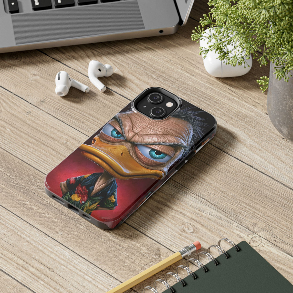 Funda Premium MINUX para iPhone y Samsung Galaxy - 3D Duck face