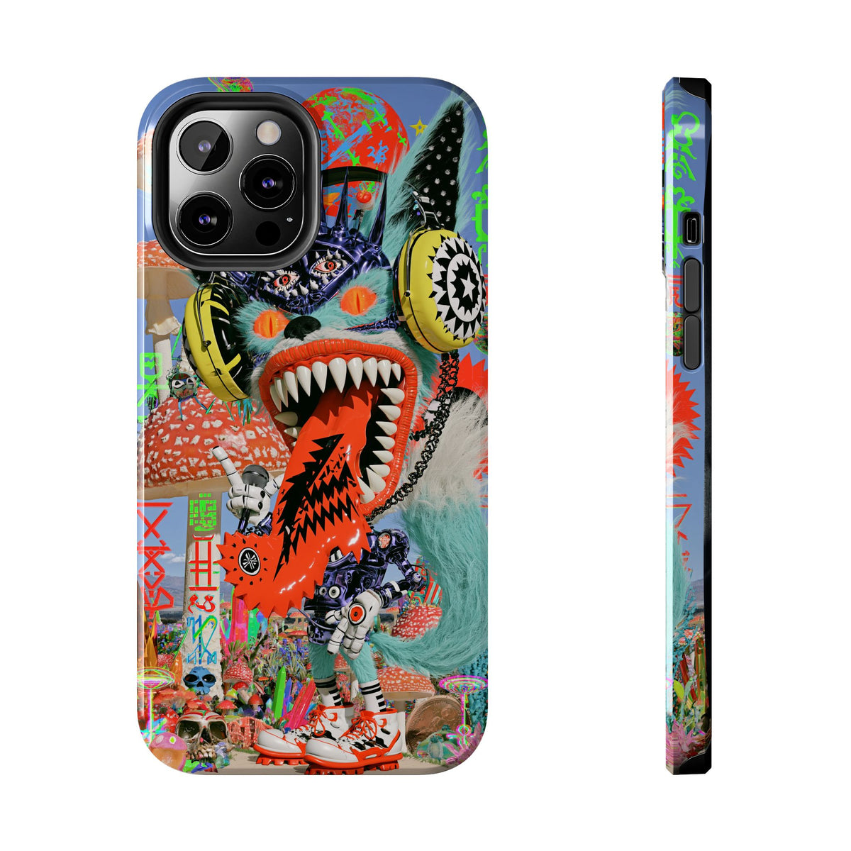 Fundas Premium MINUX para iPhone y Samsung Galaxy - Electric Fox Machine