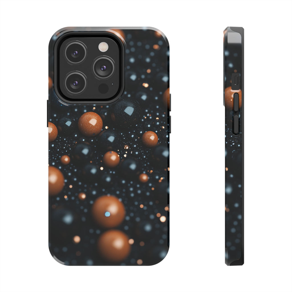 Fundas Premium MINUX para iPhone y Samsung Galaxy - Copper Pearl Constellation
