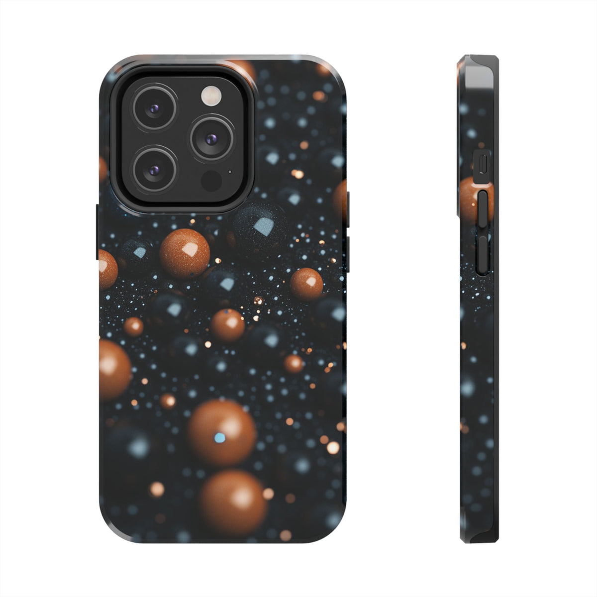 Fundas Premium MINUX para iPhone y Samsung Galaxy - Copper Pearl Constellation