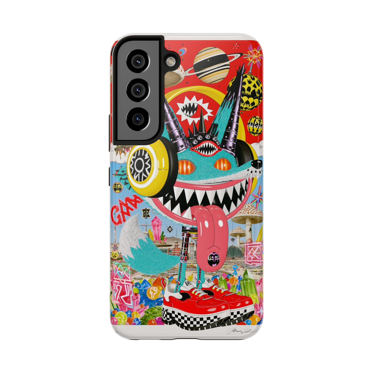 Fundas Premium MINUX para iPhone y Samsung Galaxy - Cyberpunk Fox Beast