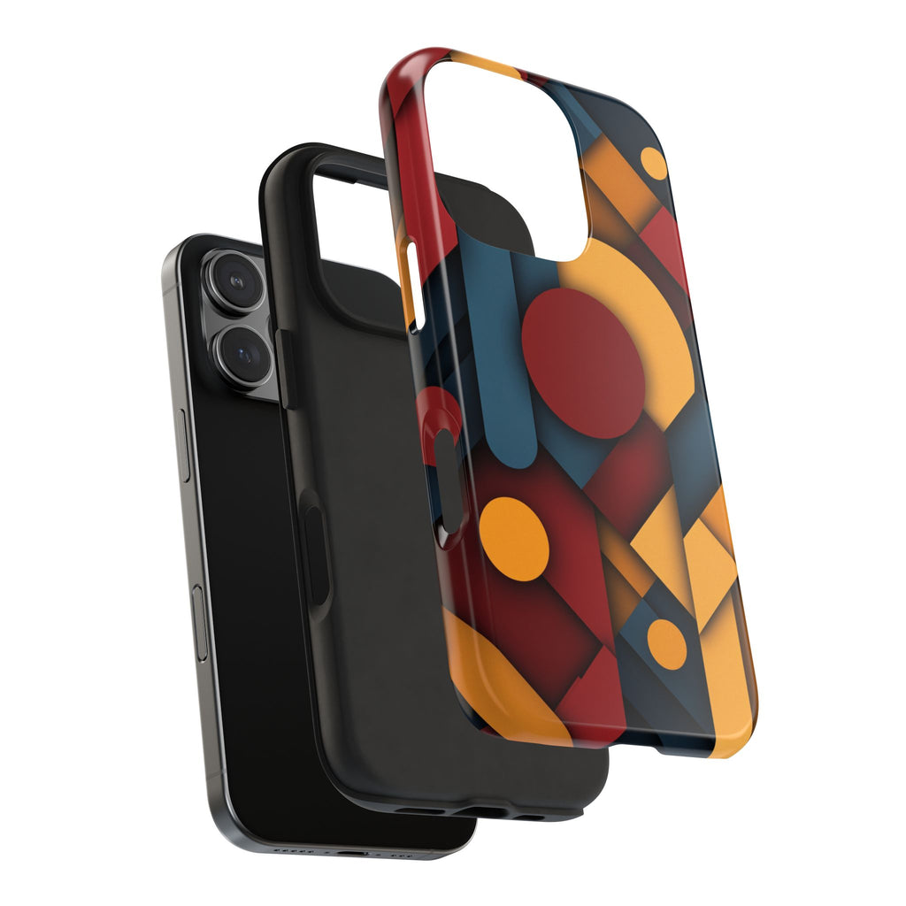 Fundas Premium MINUX para iPhone y Samsung Galaxy - Geometric Pulse