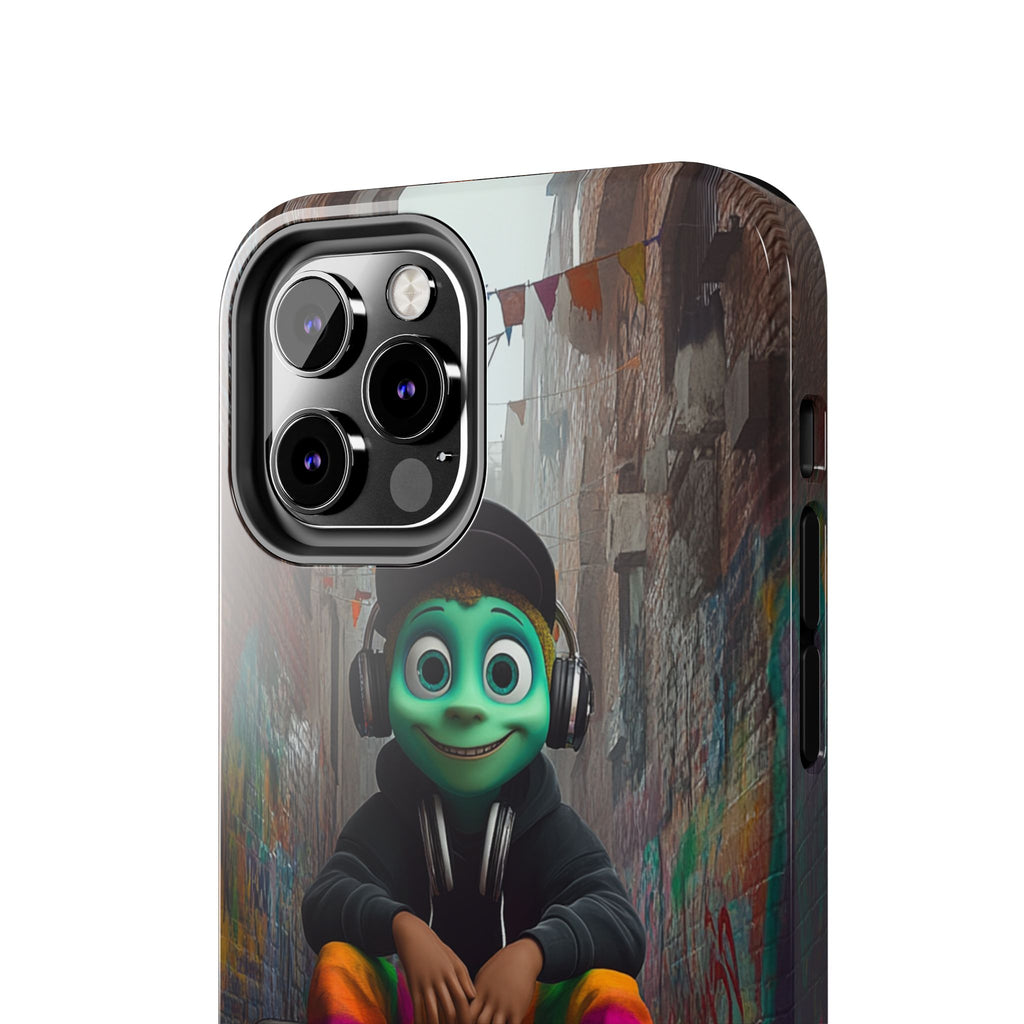 Funda Premium MINUX para iPhone y Samsung Galaxy - Alien Boy
