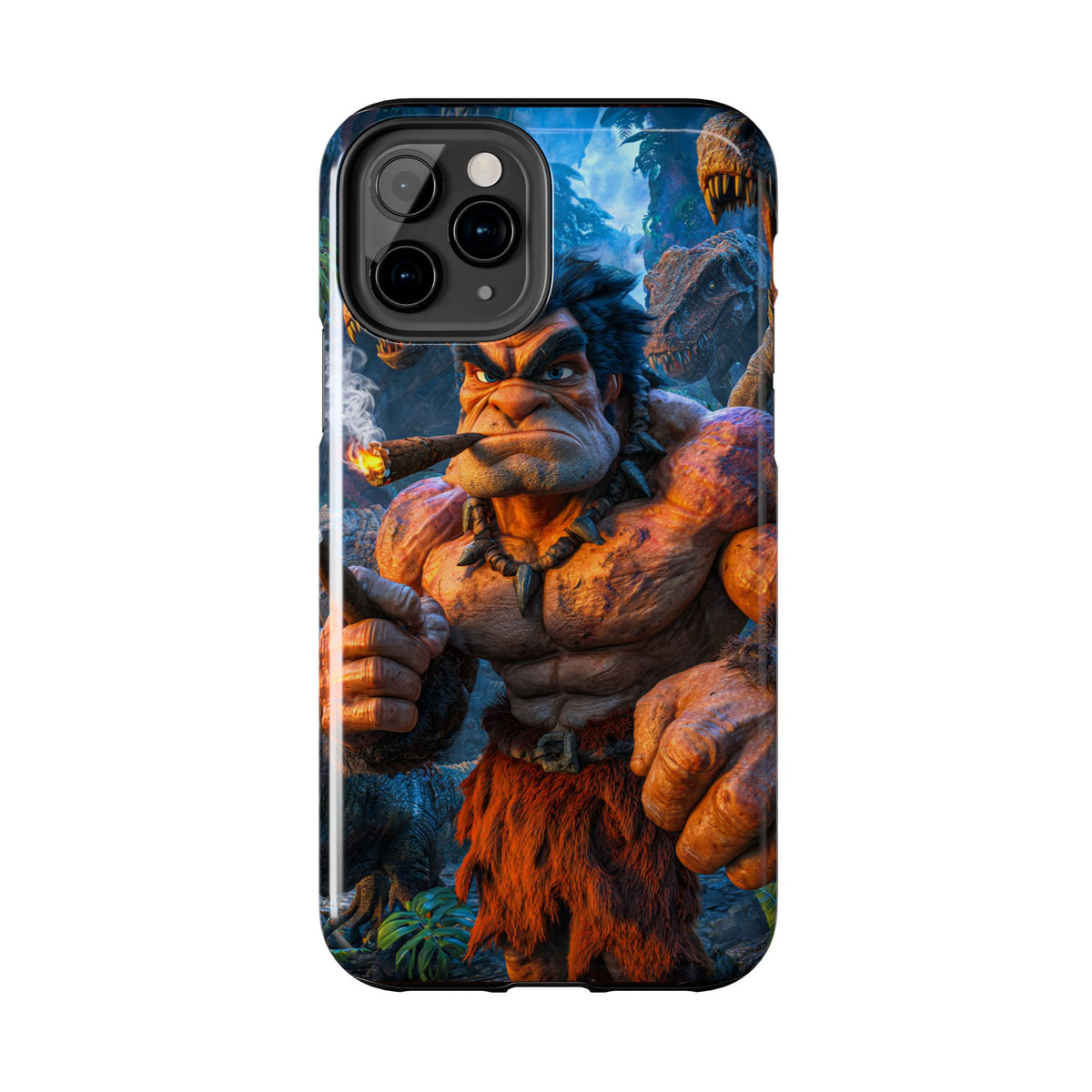 Funda Premium MINUX para iPhone y Samsung Galaxy - Caveman 003