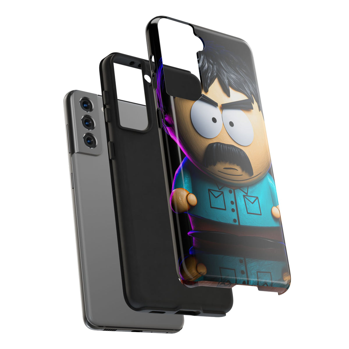 Funda Premium MINUX para iPhone y Samsung Galaxy - 3D Toy Figure 001