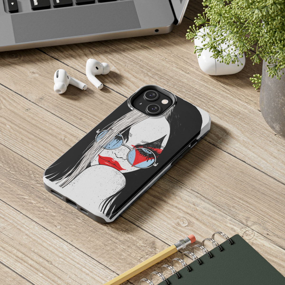 Fundas Premium MINUX para iPhone y Samsung Galaxy - Split Face Muse