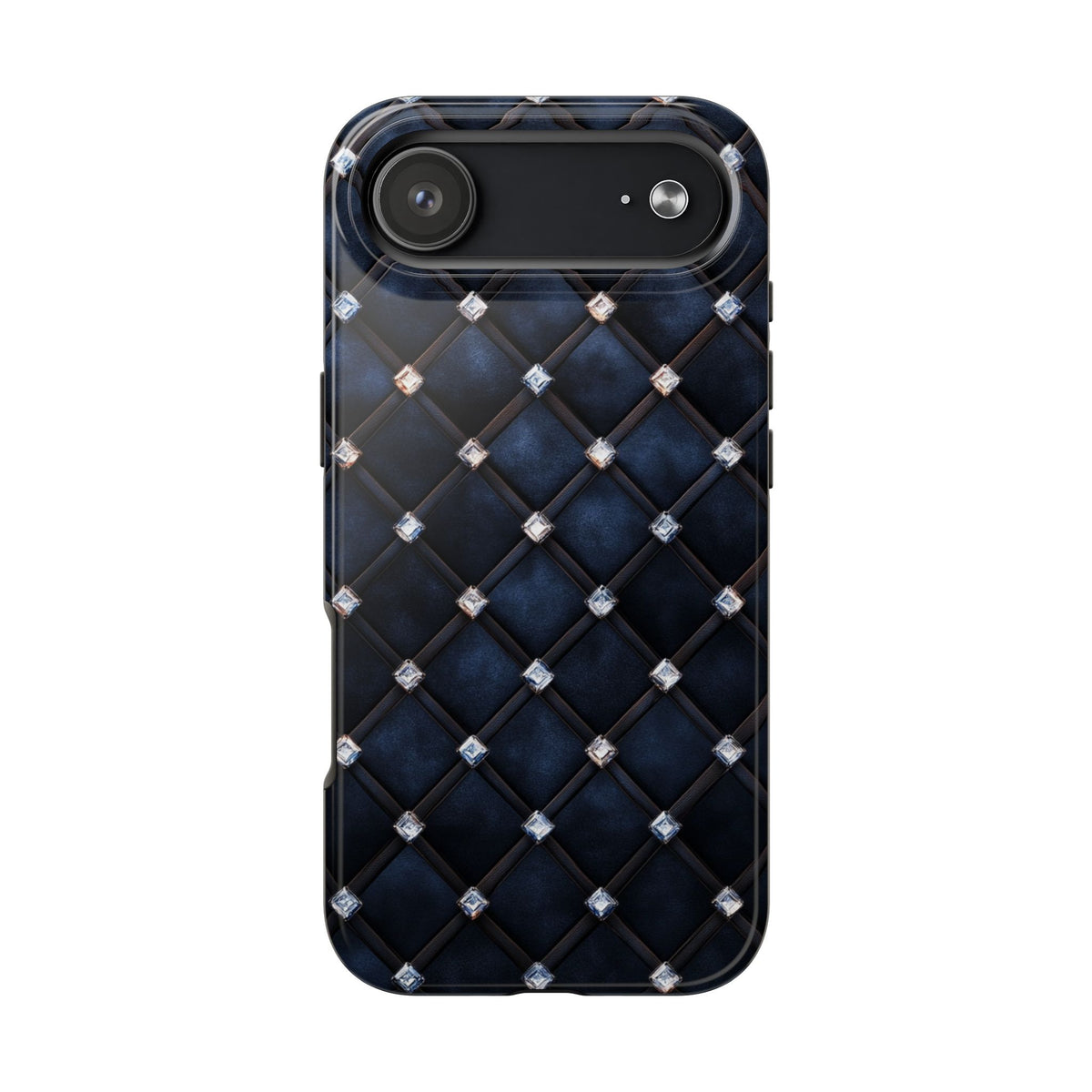 Fundas Premium MINUX para iPhone y Samsung Galaxy - Midnight Diamond Quilt