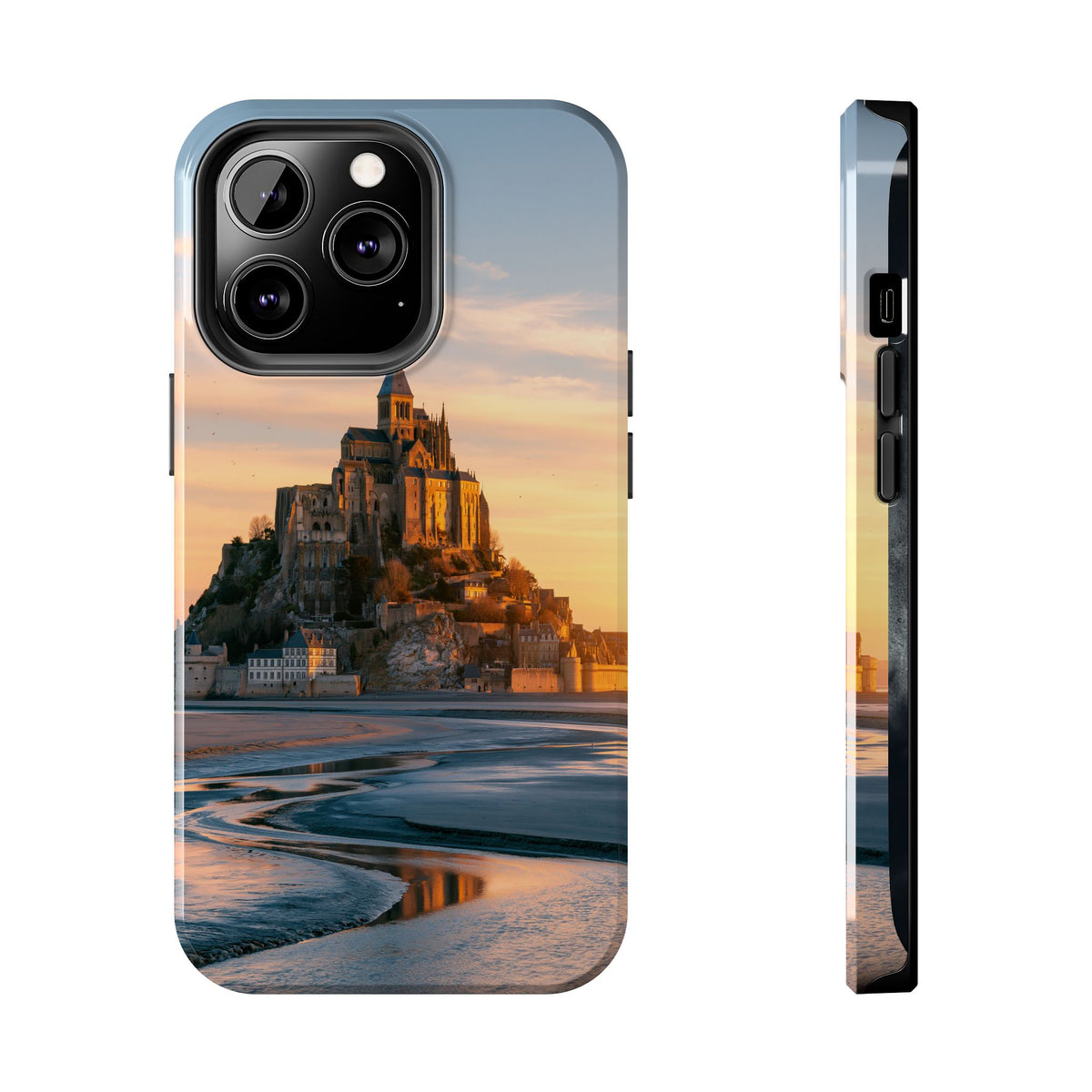 Funda Premium MINUX para iPhone y Samsung Galaxy - Mont Saint-Michel