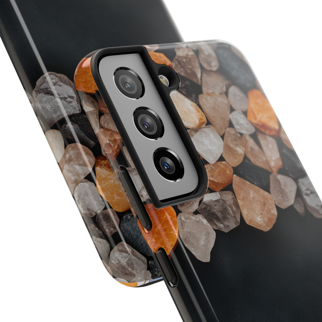 Fundas Premium MINUX para iPhone y Samsung Galaxy - Amber Stone Mosaic