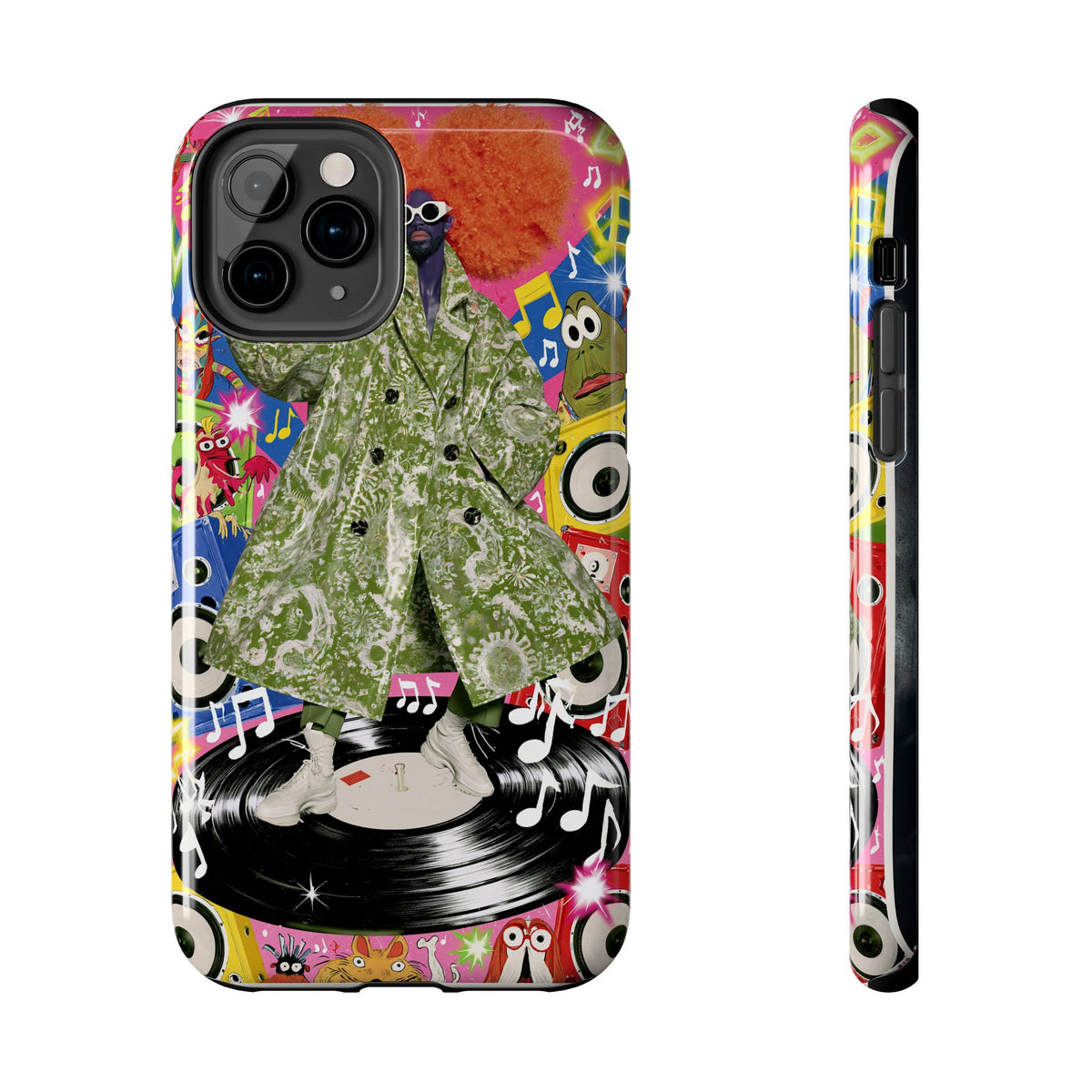 Fundas Premium MINUX para iPhone y Samsung Galaxy - Purple Tech Creature