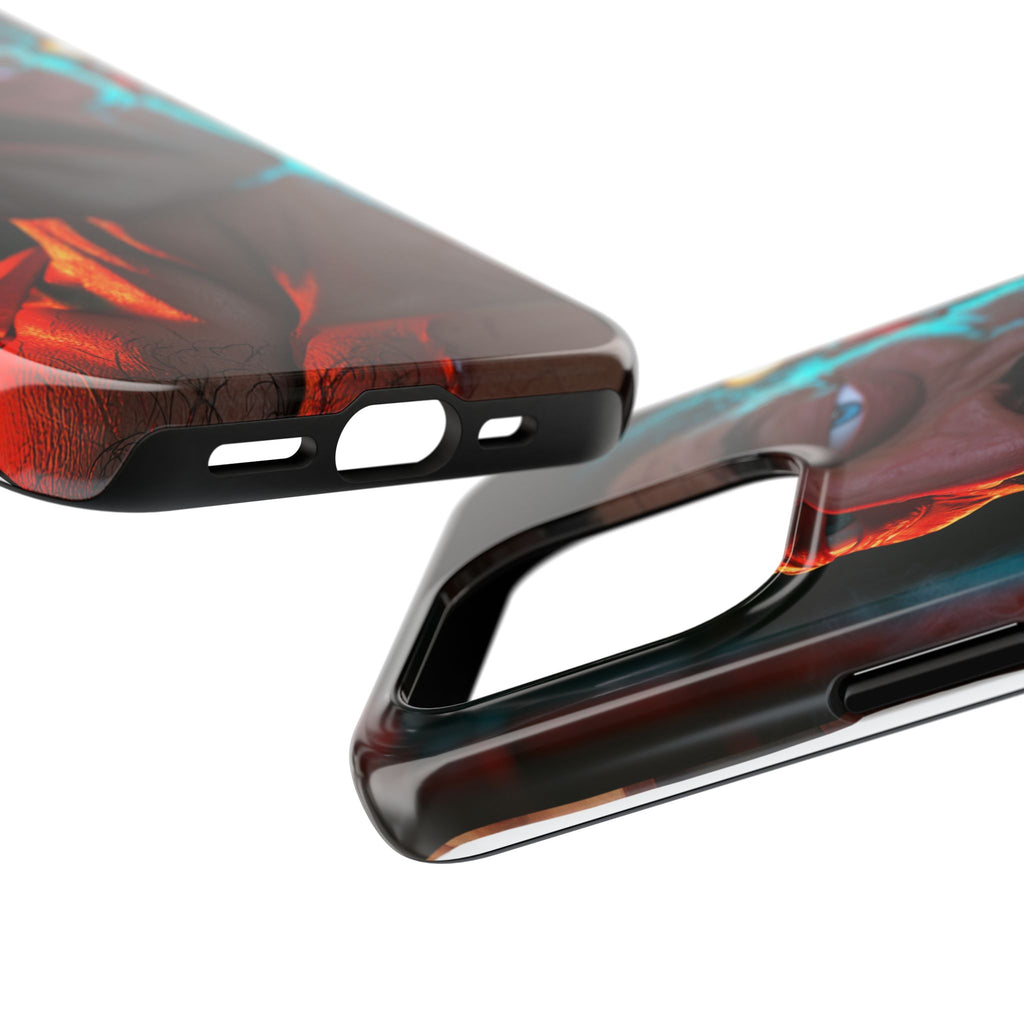 Funda Premium MINUX para iPhone y Samsung Galaxy - 3D Mustache Man 001