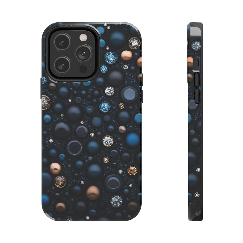 Fundas Premium MINUX para iPhone y Samsung Galaxy - Midnight Blue Pearl Mosaic