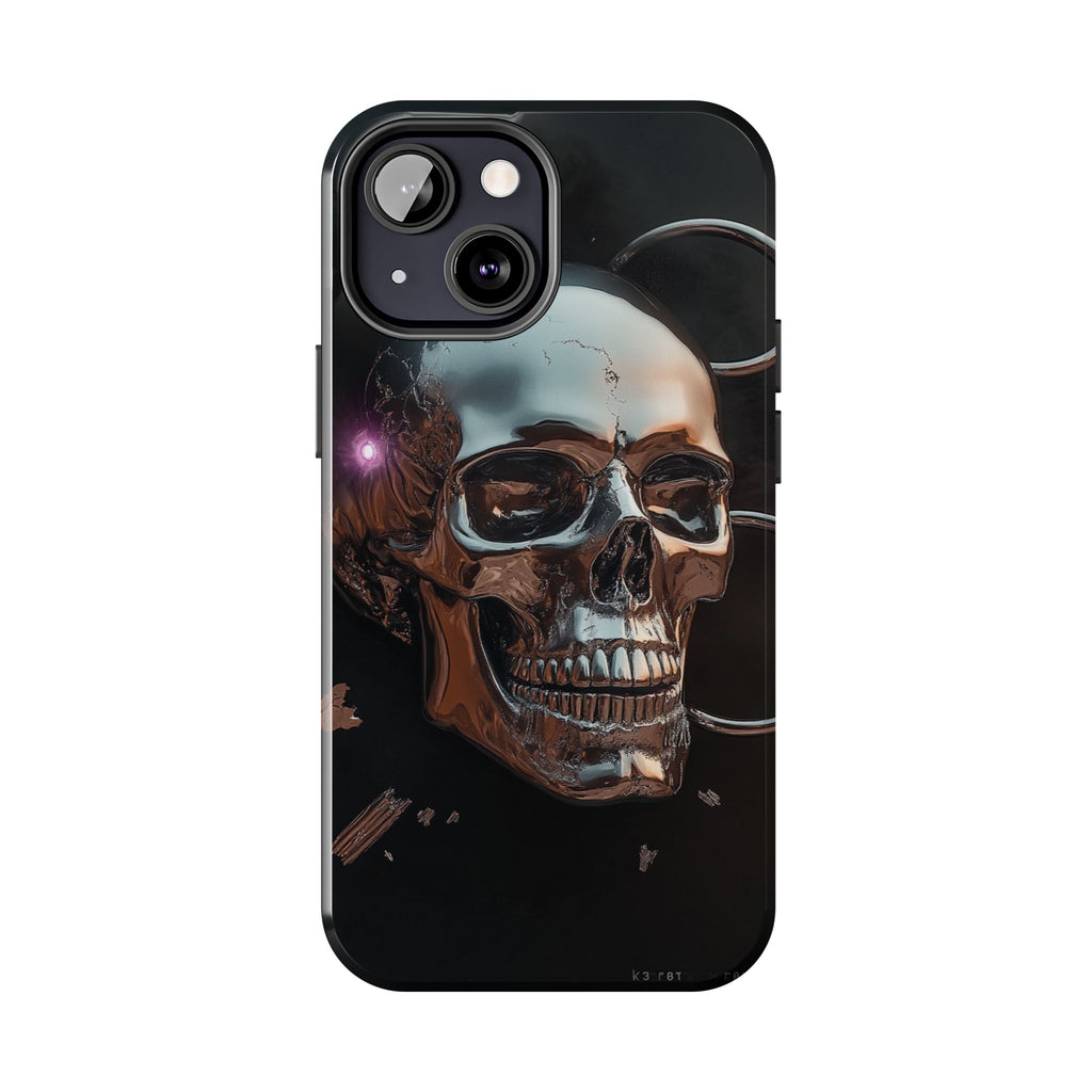 Funda Premium MINUX para iPhone y Samsung Galaxy - Iron Skull 002