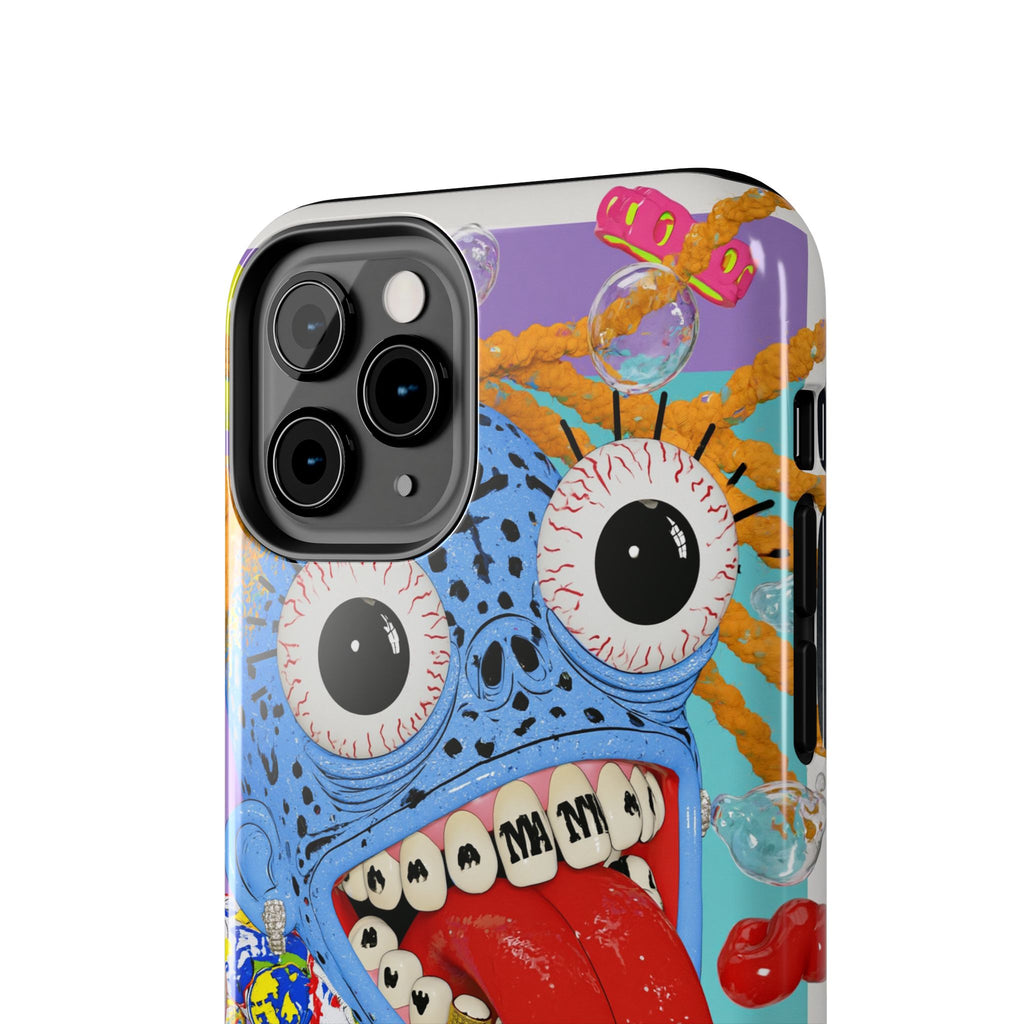 Fundas Premium MINUX para iPhone y Samsung Galaxy - Wild Neon Monster