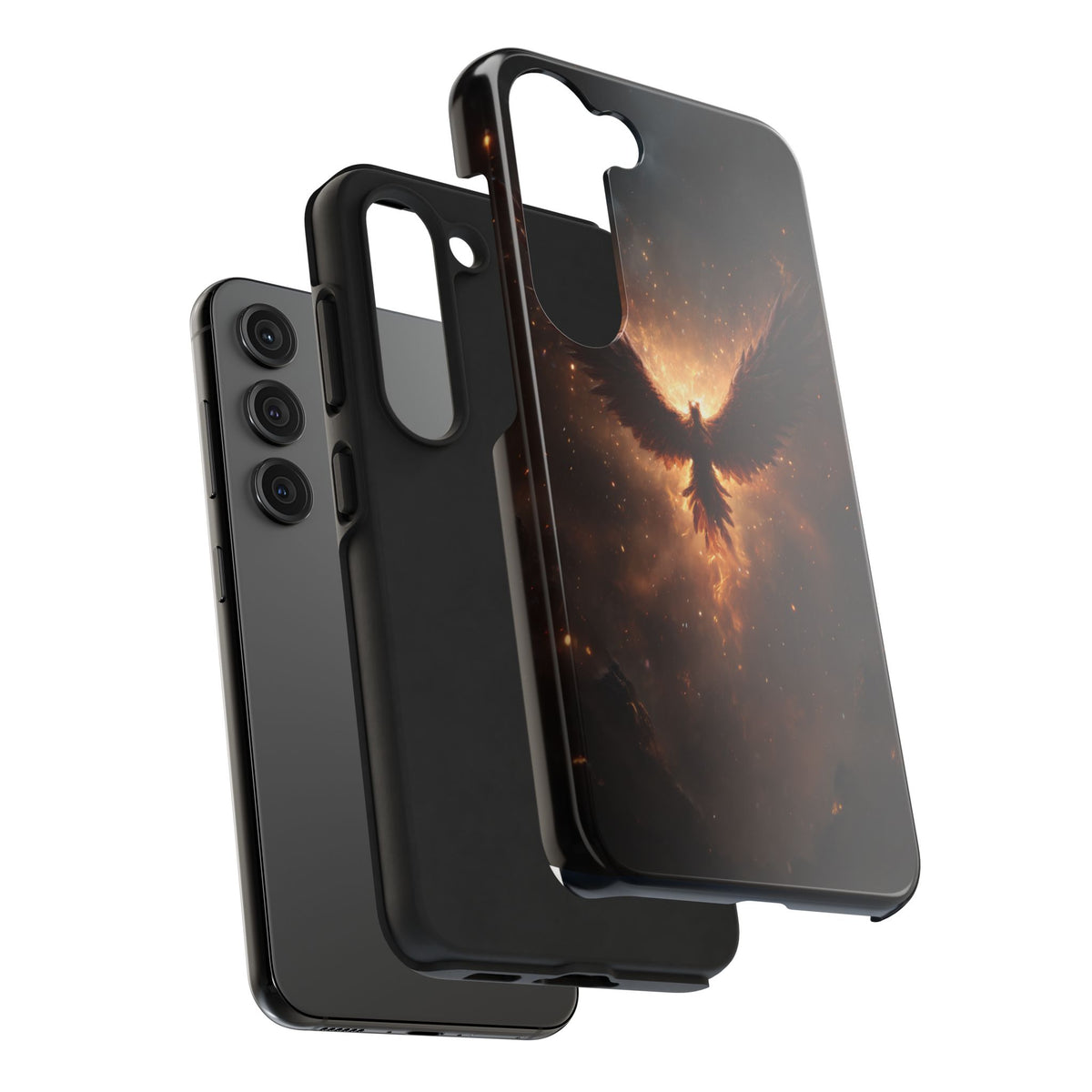 Funda Premium MINUX para iPhone y Samsung Galaxy - Phoenix Rise