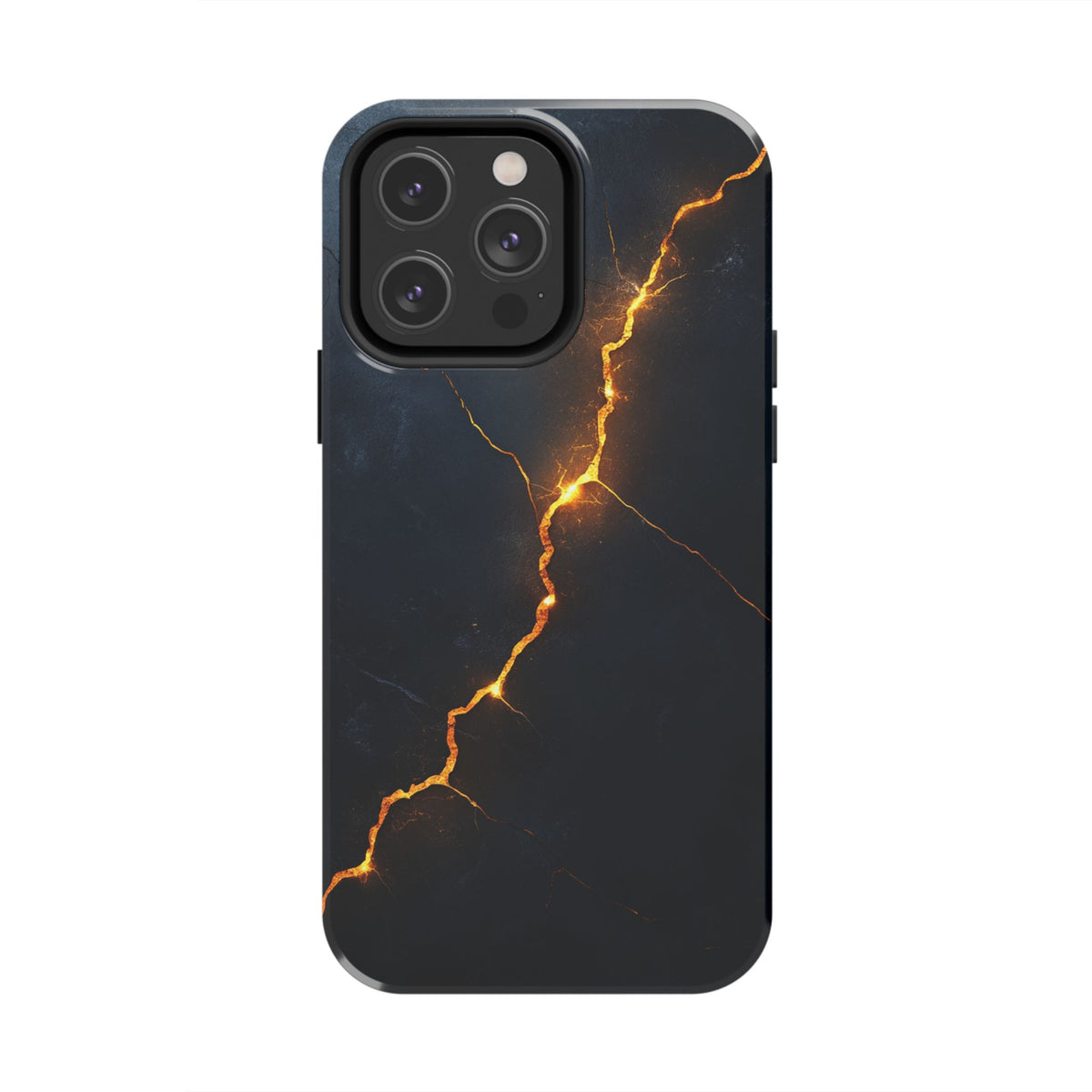 Fundas Premium MINUX para iPhone y Samsung Galaxy - Electric Gold Vein