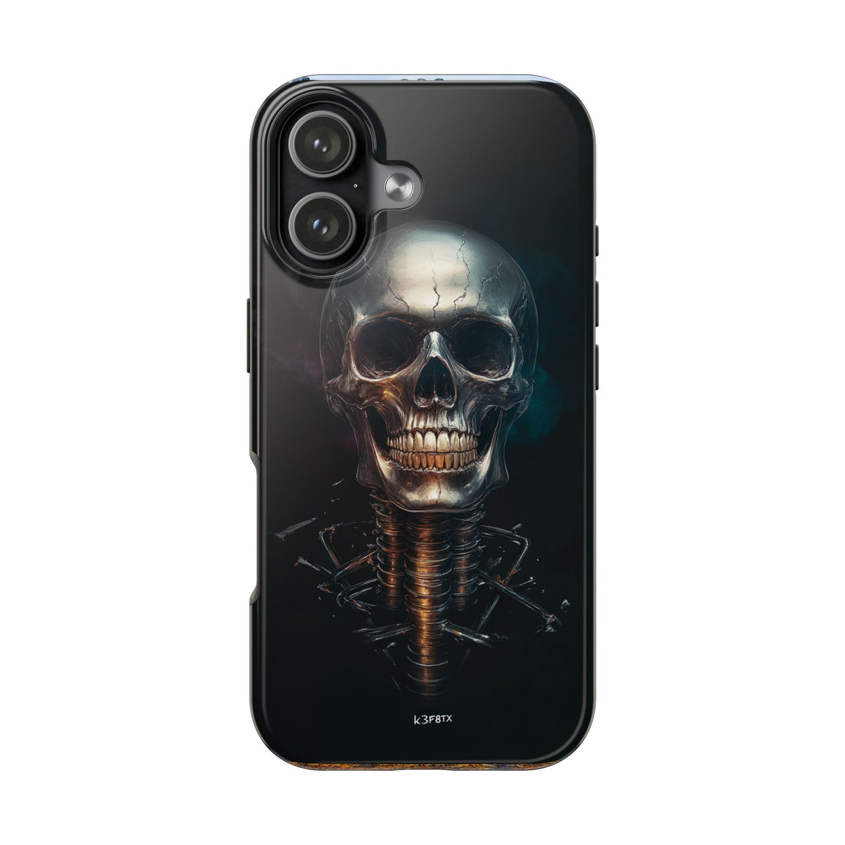 Funda Premium MINUX para iPhone y Samsung Galaxy - Iron Skull 001