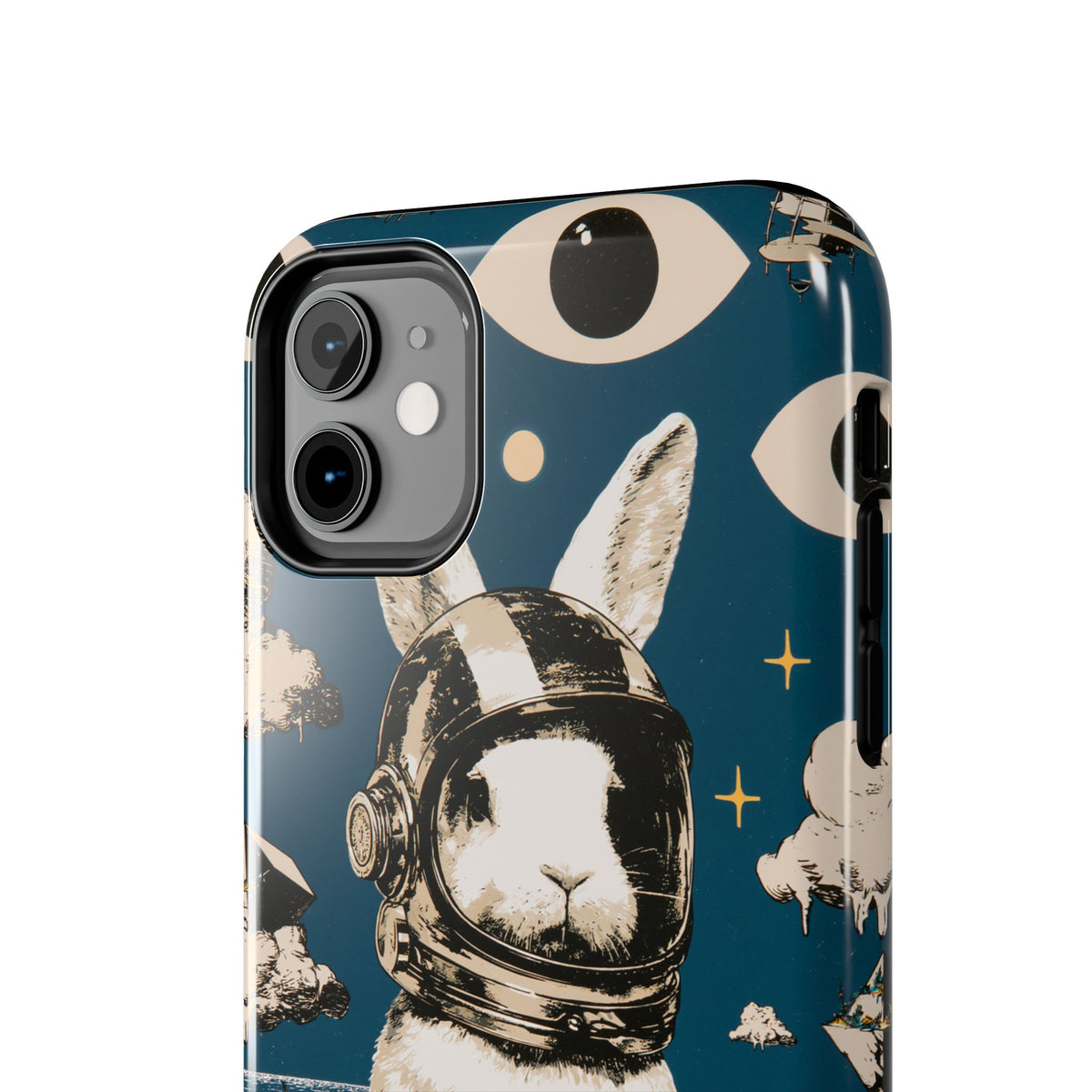 Fundas Premium MINUX para iPhone y Samsung Galaxy - Futuristic White Rabbit