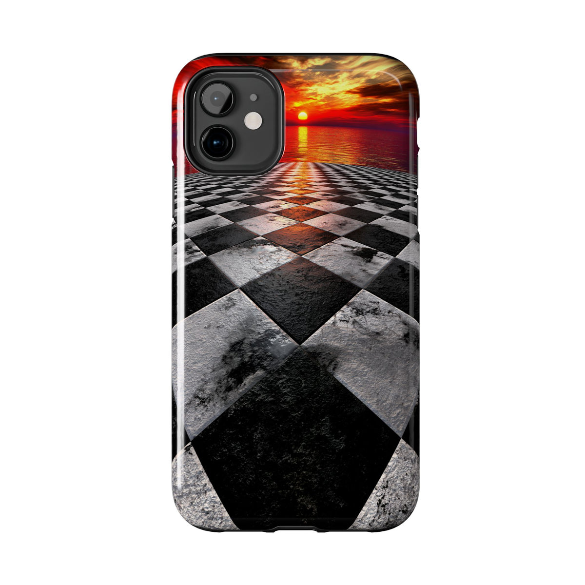 Funda Premium MINUX para iPhone y Samsung Galaxy - Chess floor