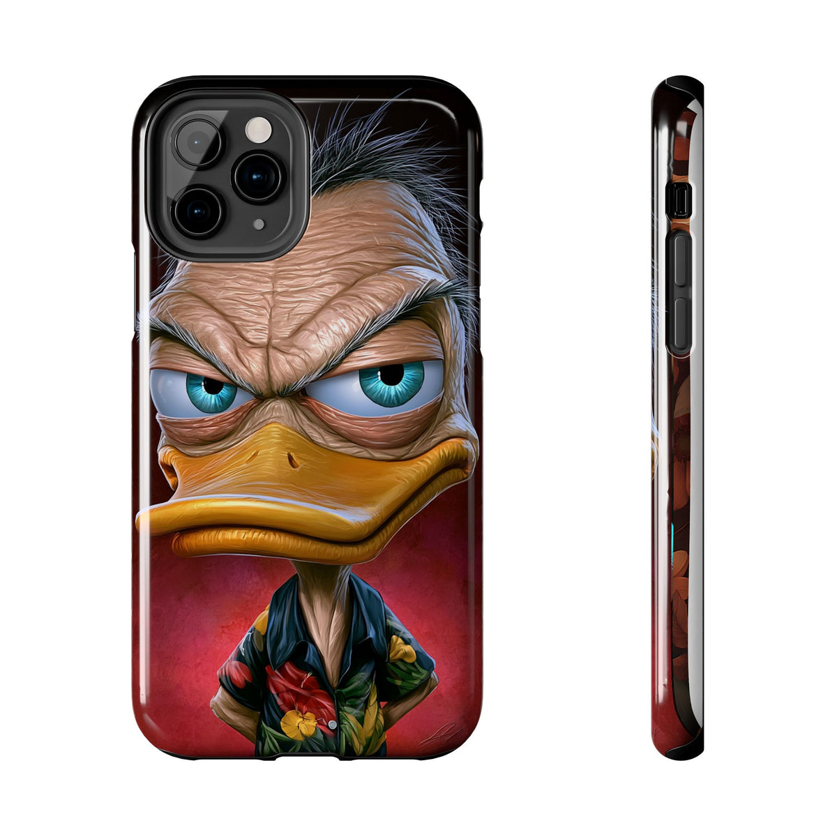 Funda Premium MINUX para iPhone y Samsung Galaxy - 3D Duck face