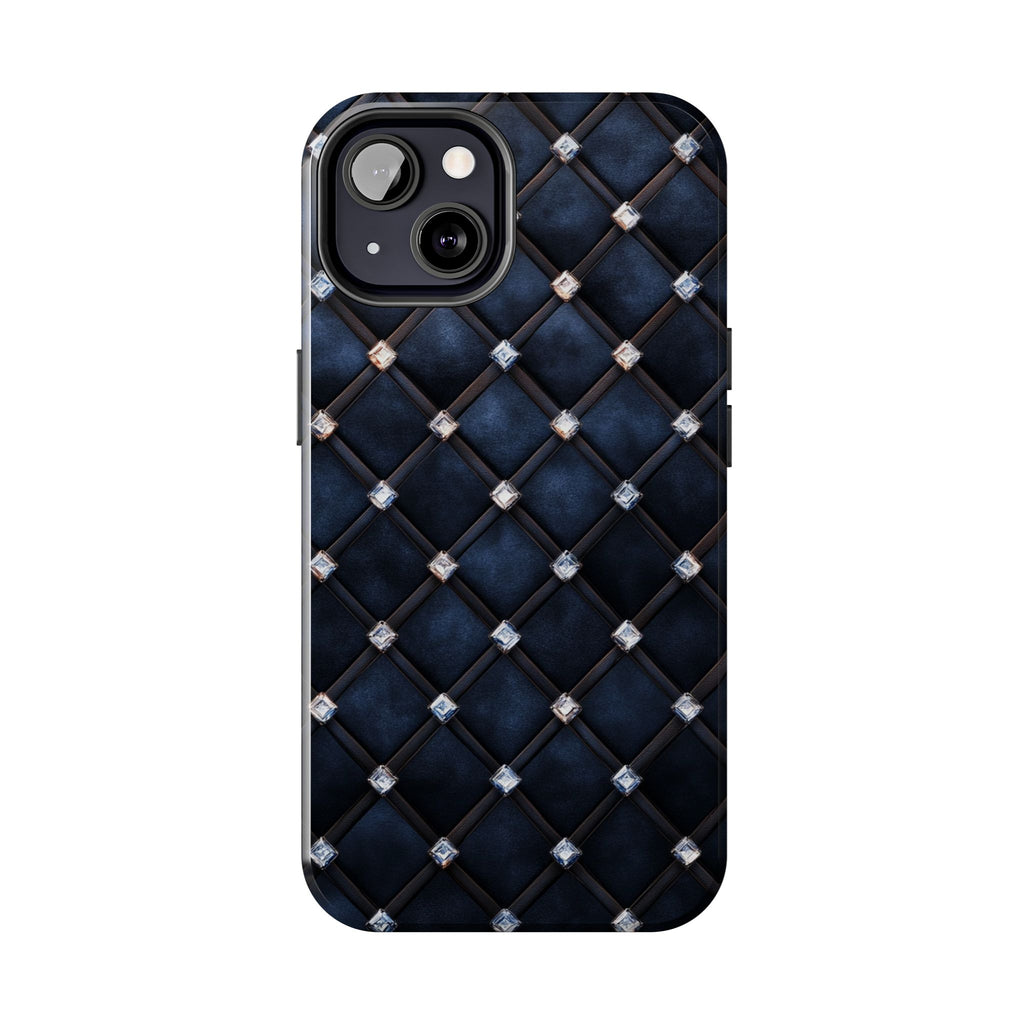 Fundas Premium MINUX para iPhone y Samsung Galaxy - Midnight Diamond Quilt