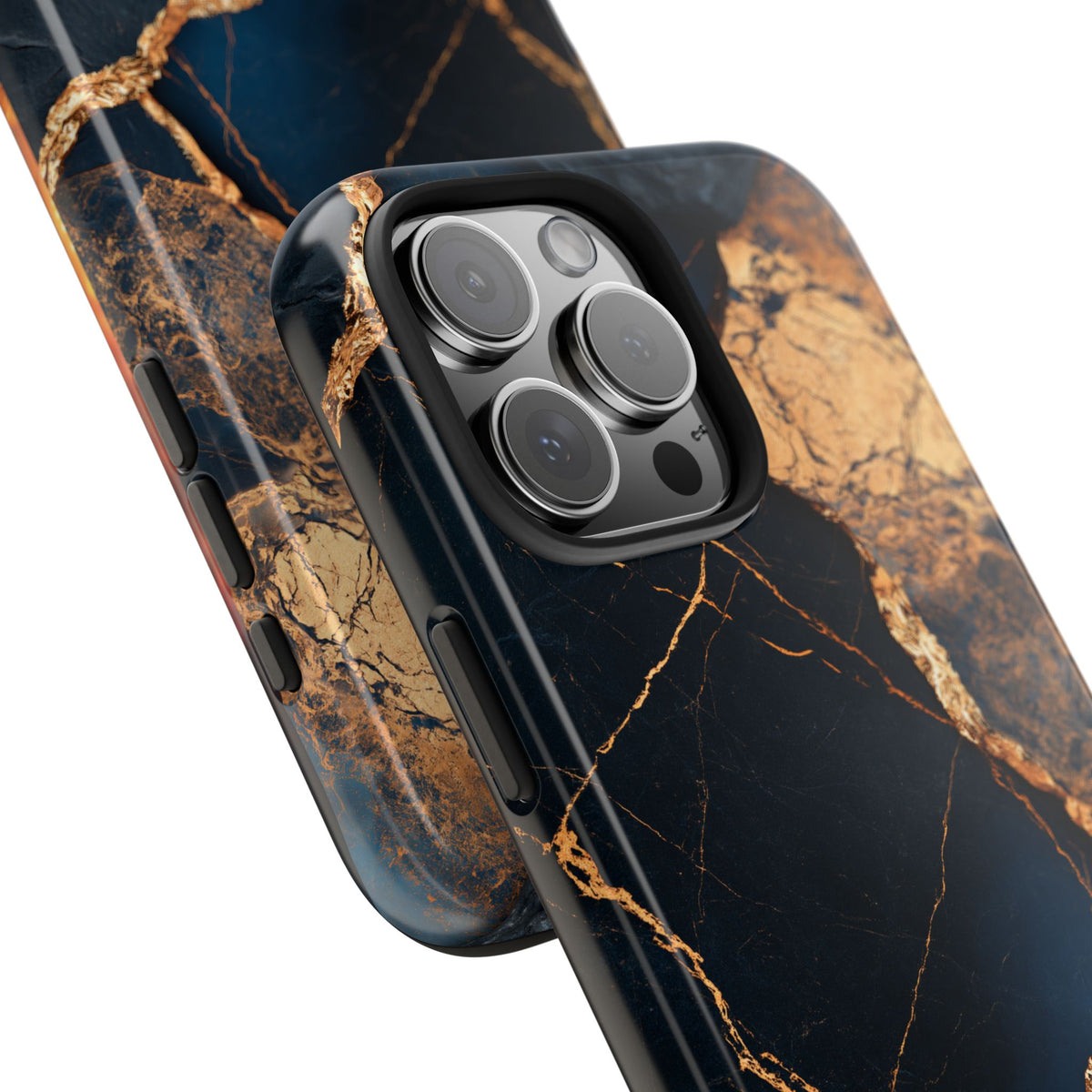 Funda Premium MINUX para iPhone y Samsung Galaxy - Golden Marble